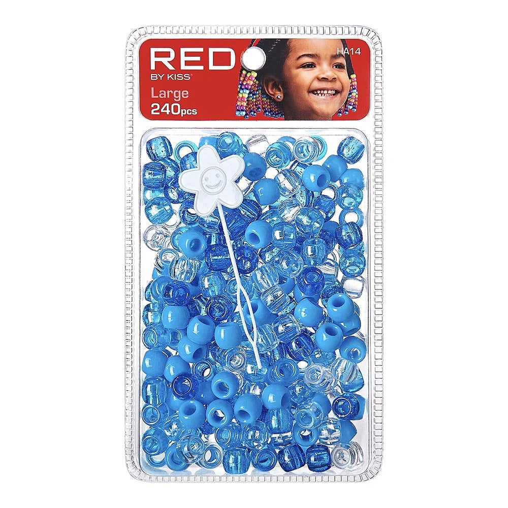 Red By Kiss Large Hair Beads (240pcs)