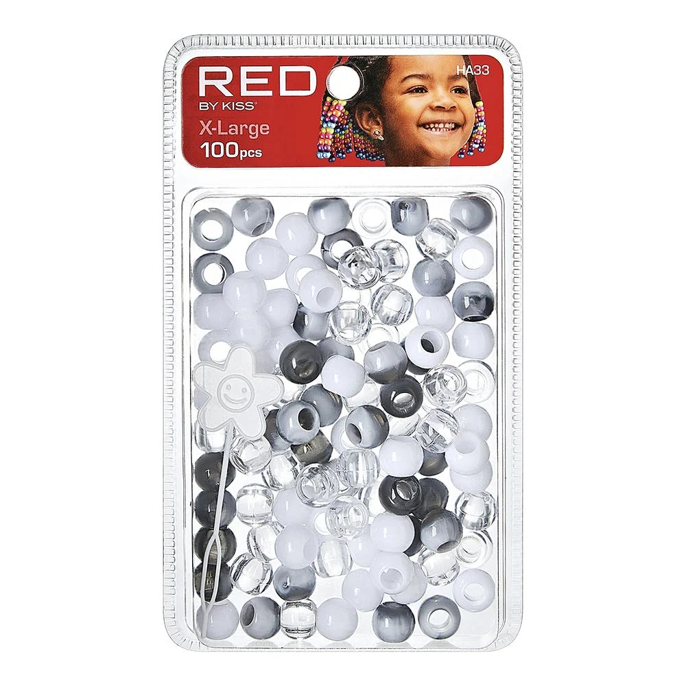 Red By Kiss X-Large Hair Beads (100pcs)