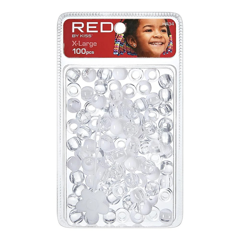 Red By Kiss X-Large Hair Beads (100pcs)