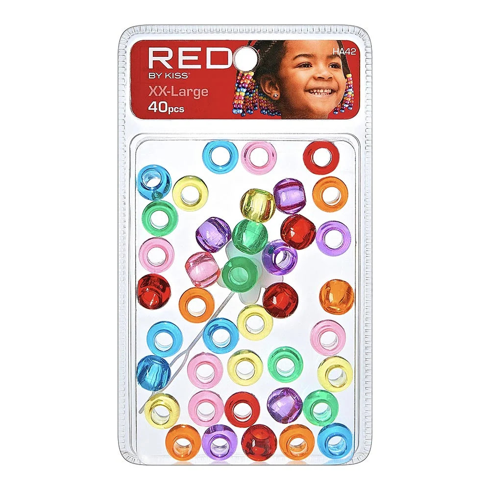 Red By Kiss XX-Large Hair Beads (40 pcs)