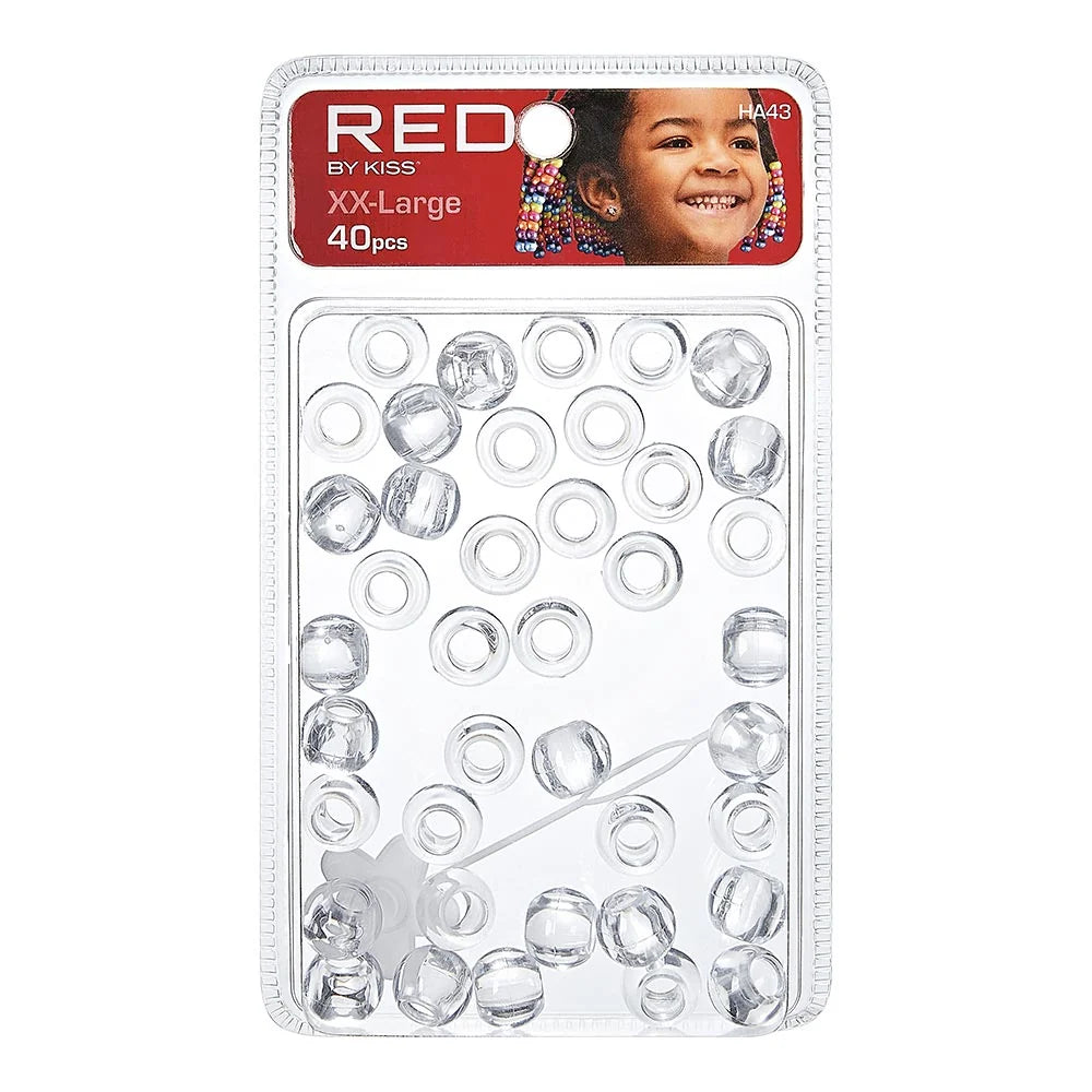 Red By Kiss XX-Large Hair Beads (40 pcs)