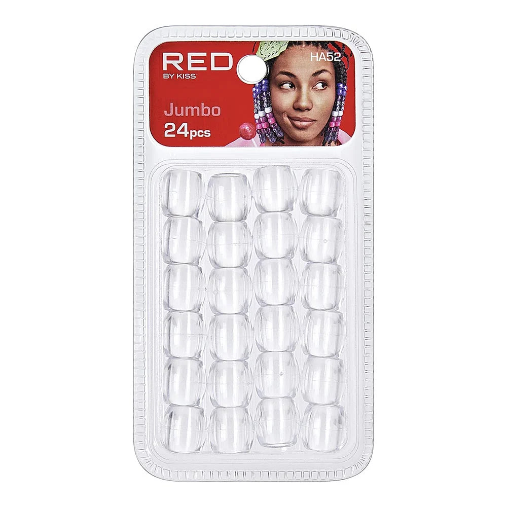 Red By Kiss Jumbo Hair Beads (24pcs)