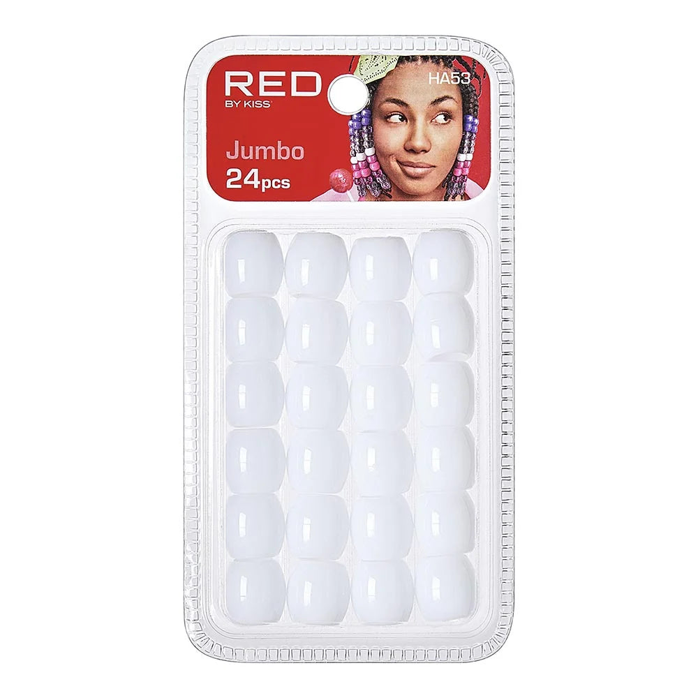 Red By Kiss Jumbo Hair Beads (24pcs)