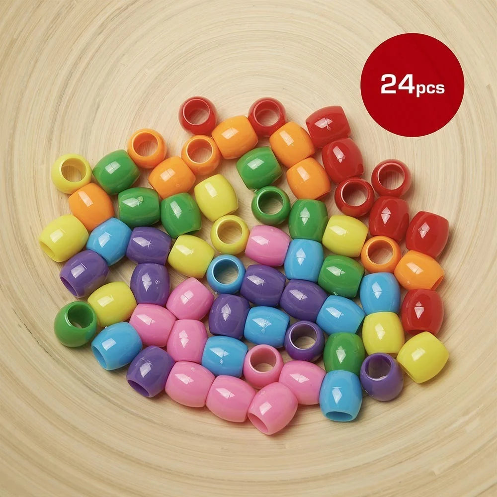 Red By Kiss Jumbo Vivid Assorted Hair Beads (63pcs)