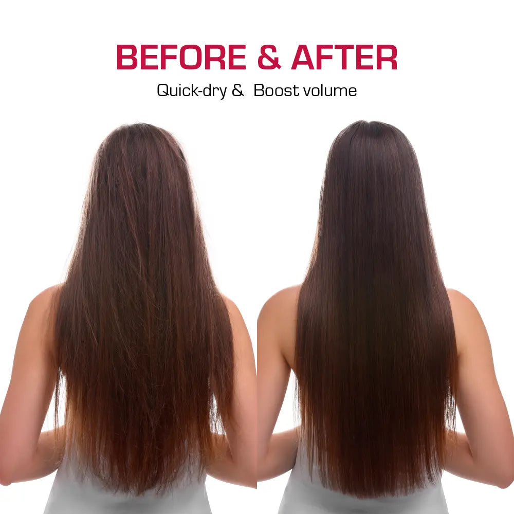 Red By Kiss Blow Dryer Friendly Wooden Blowout Brush