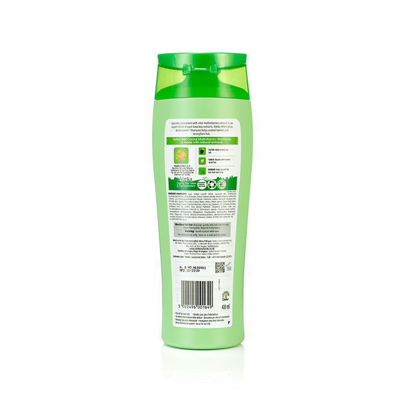 Dabur Vatika Naturals Cactus Multi Vitamin+Shampoo 400ml
