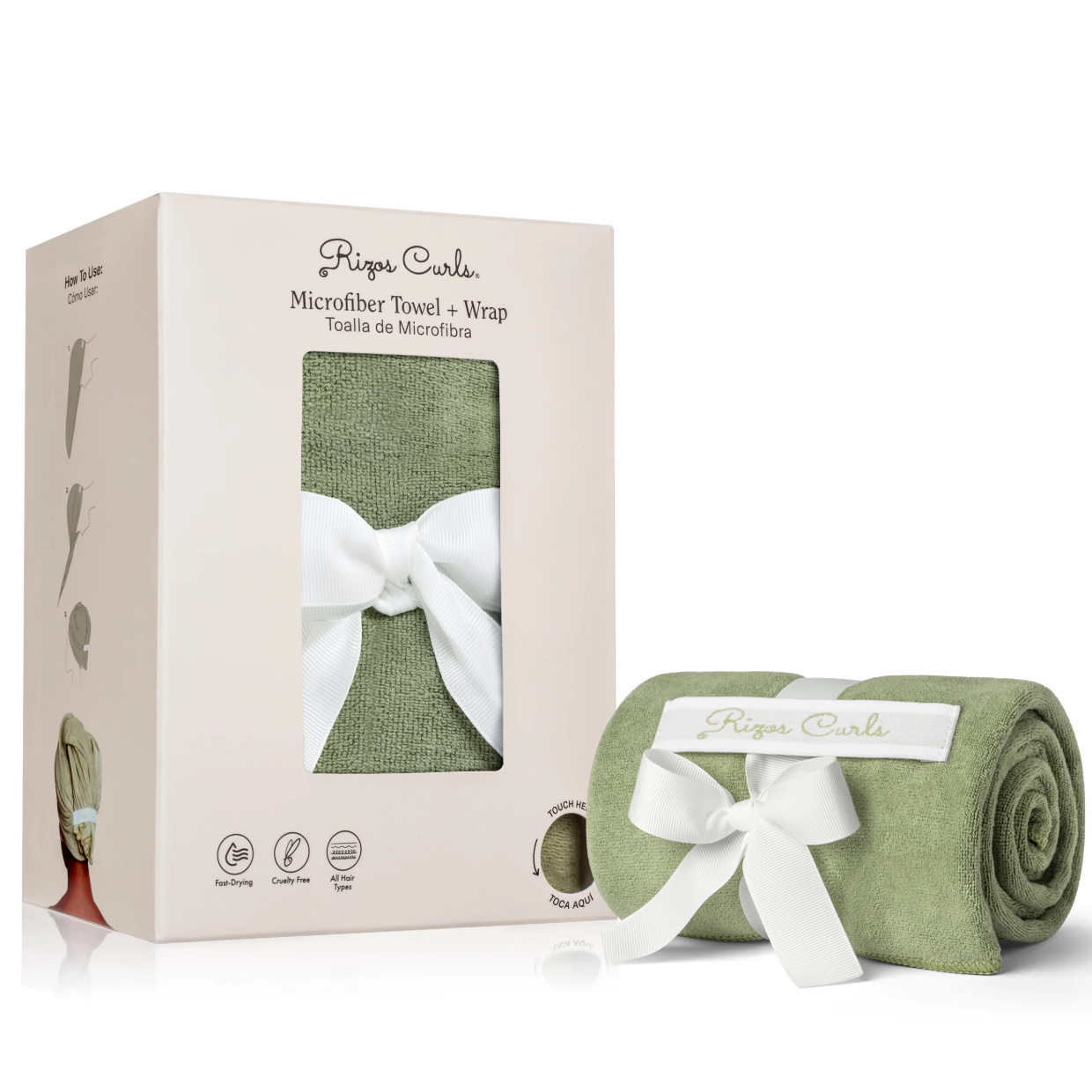 Rizos Curls Microfiber Towel + Wrap