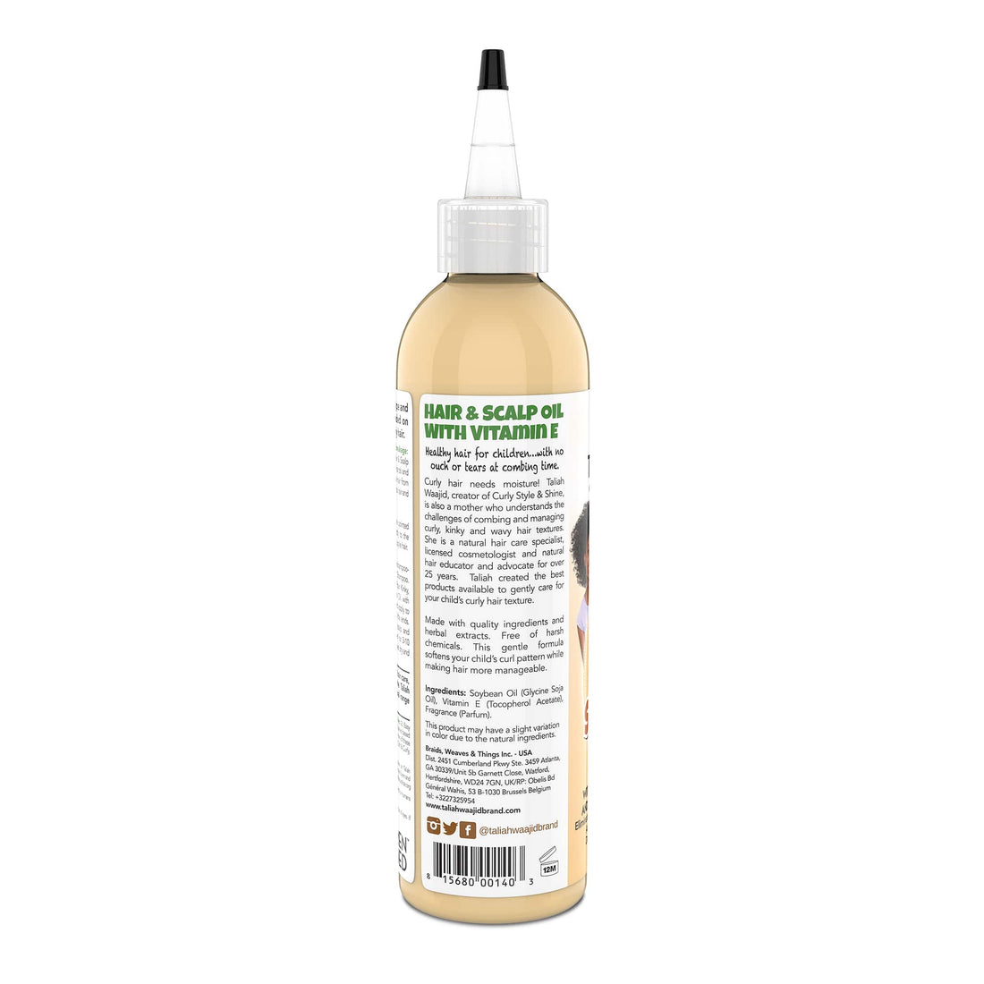 Taliah Waajid Kinky, Wavy, Natural Hair & Scalp Oil With Vitamin-E 8oz