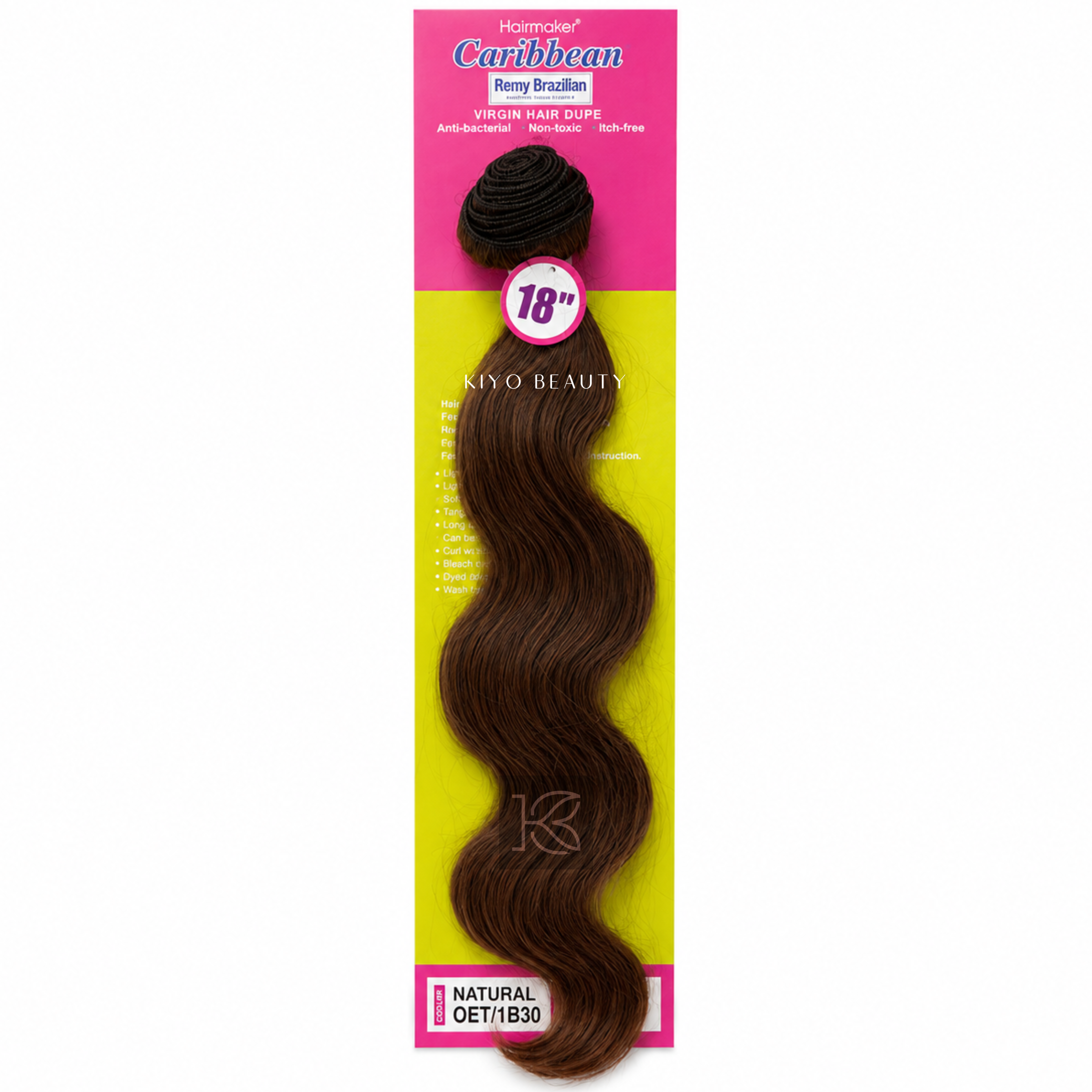 Hairmaker Remy Brazilian Natural Body 18"