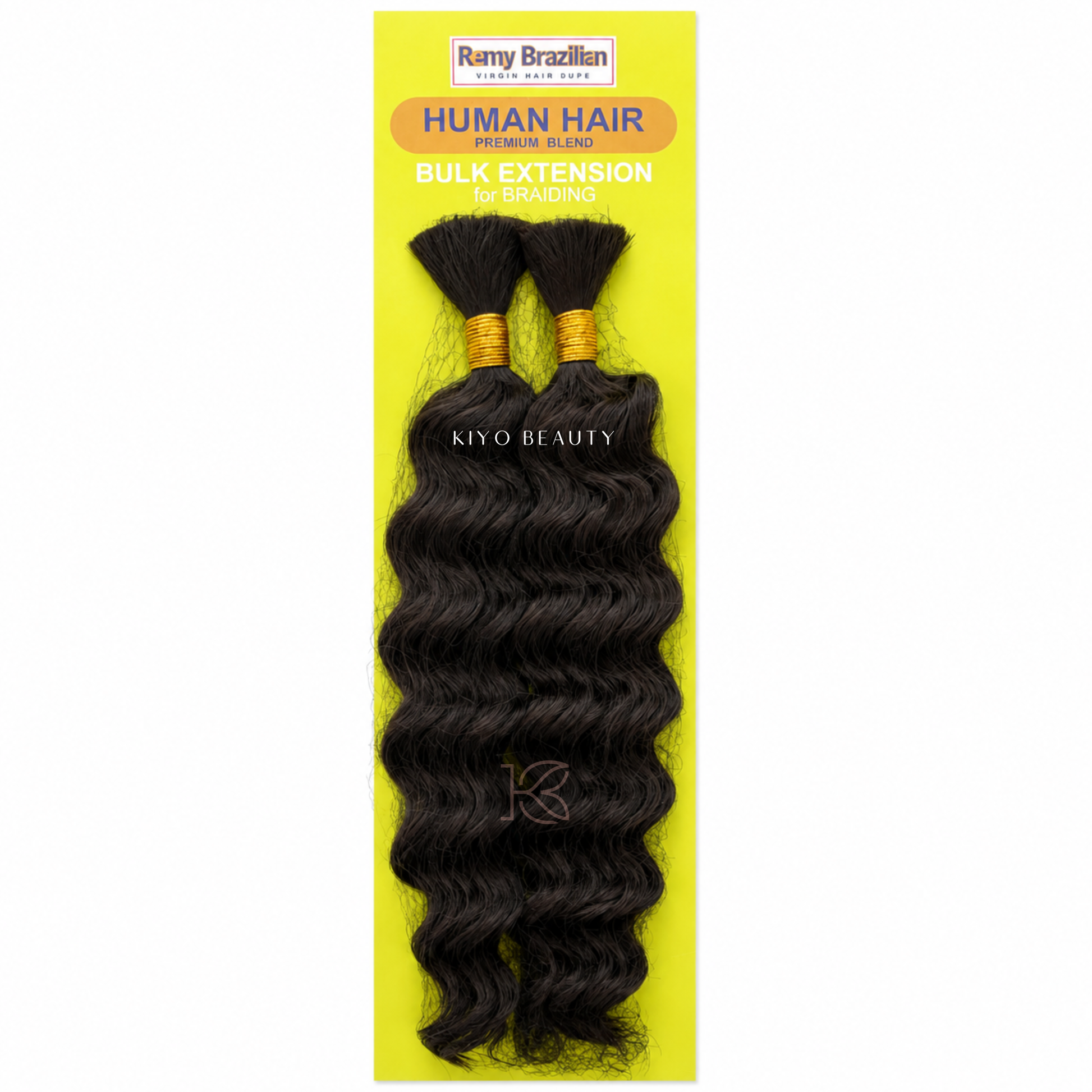 Hairmaker Remy Brazilian Natural Deep Bulk 18" Natural Brown