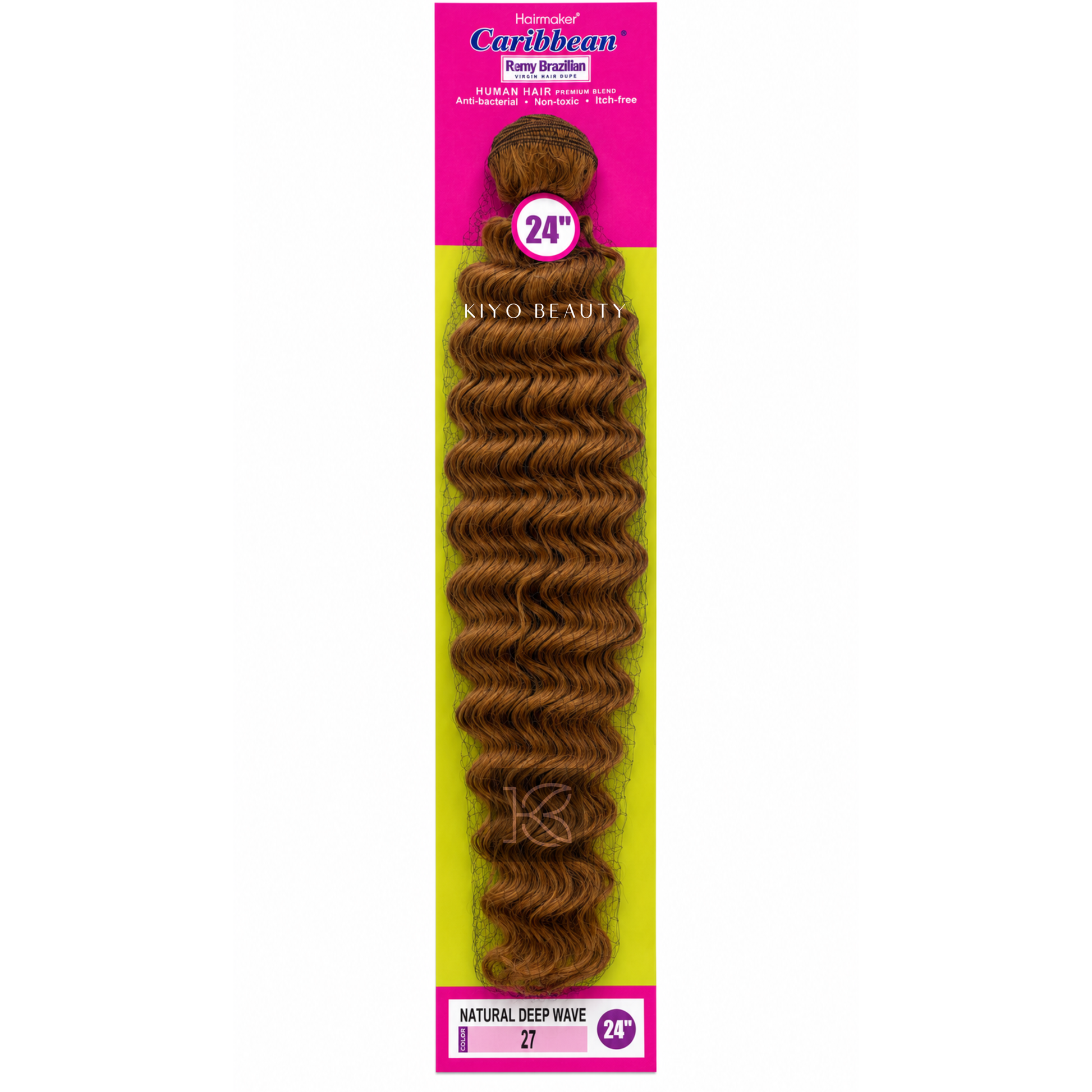 Hairmaker Remy Brazilian Natural Deep Wave 24" 27