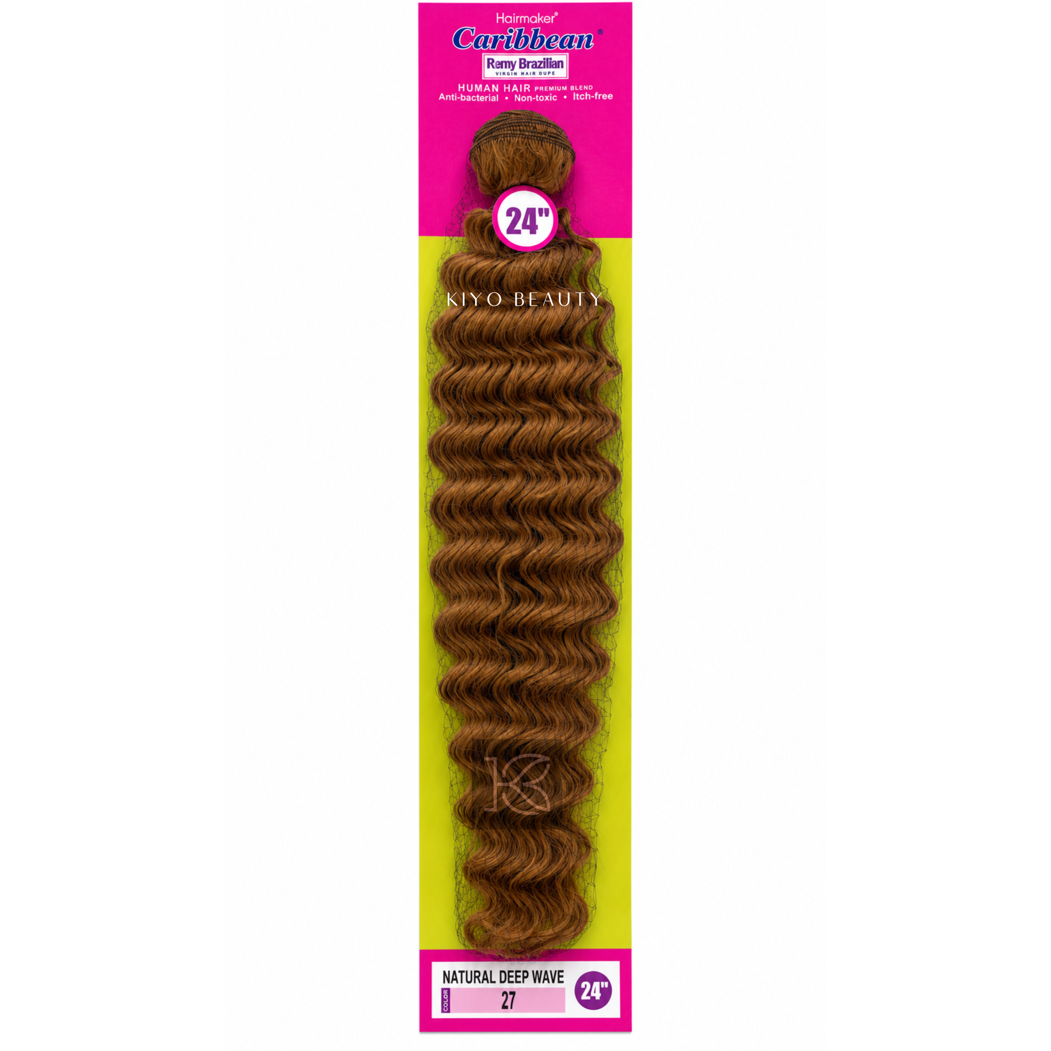 Hairmaker Remy Brazilian Natural Deep Wave 24" 27