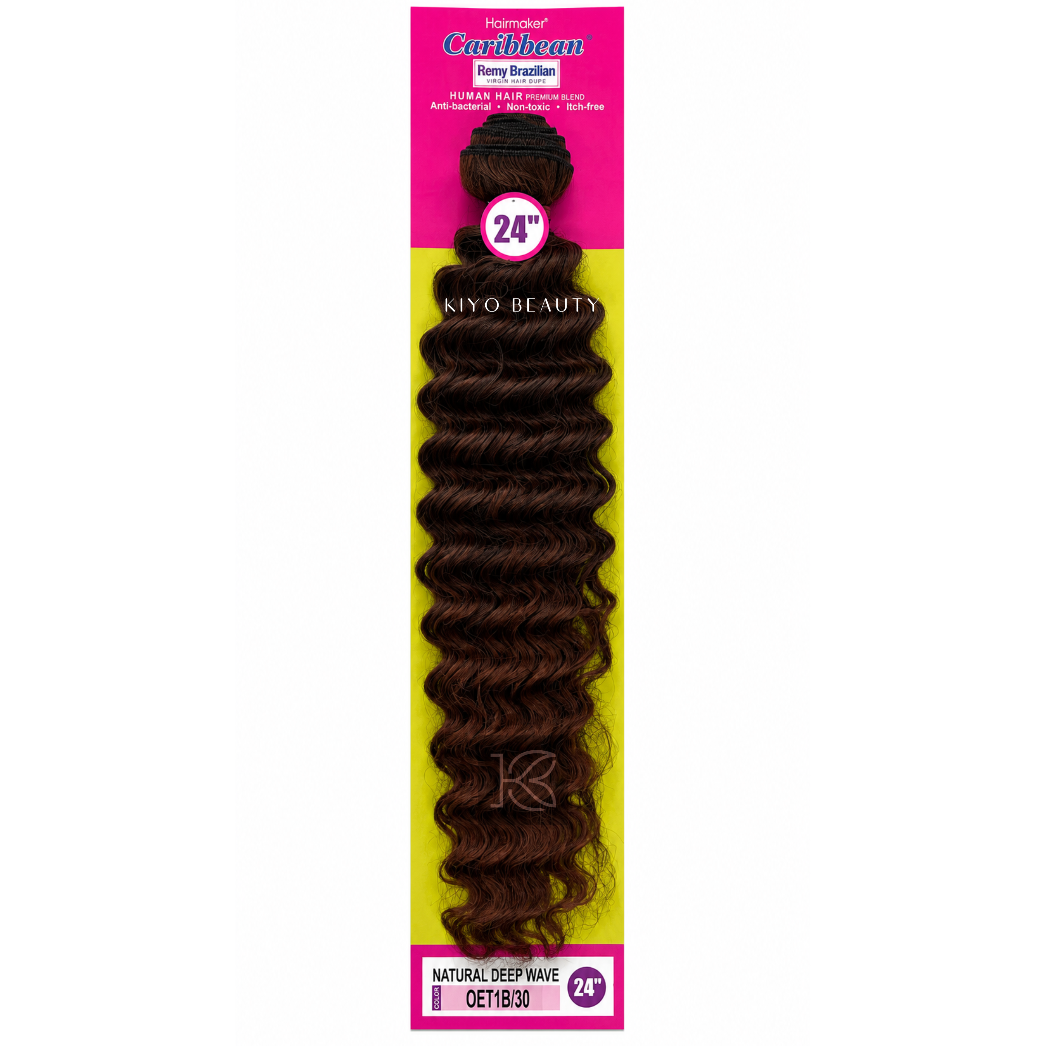 Hairmaker Remy Brazilian Natural Deep Wave 24" OET1B/30