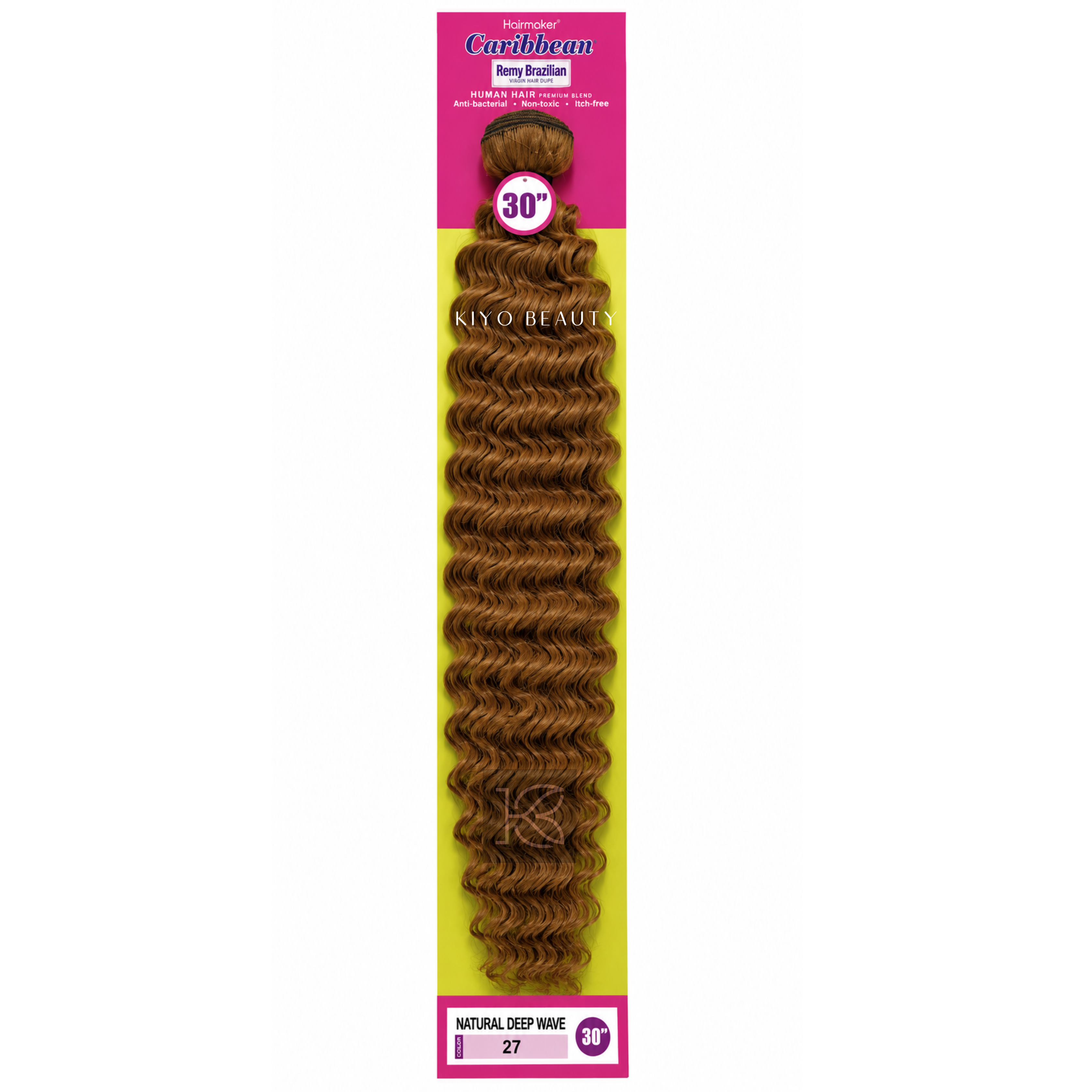 Hairmaker Remy Brazilian Natural Deep Wave 30" 27
