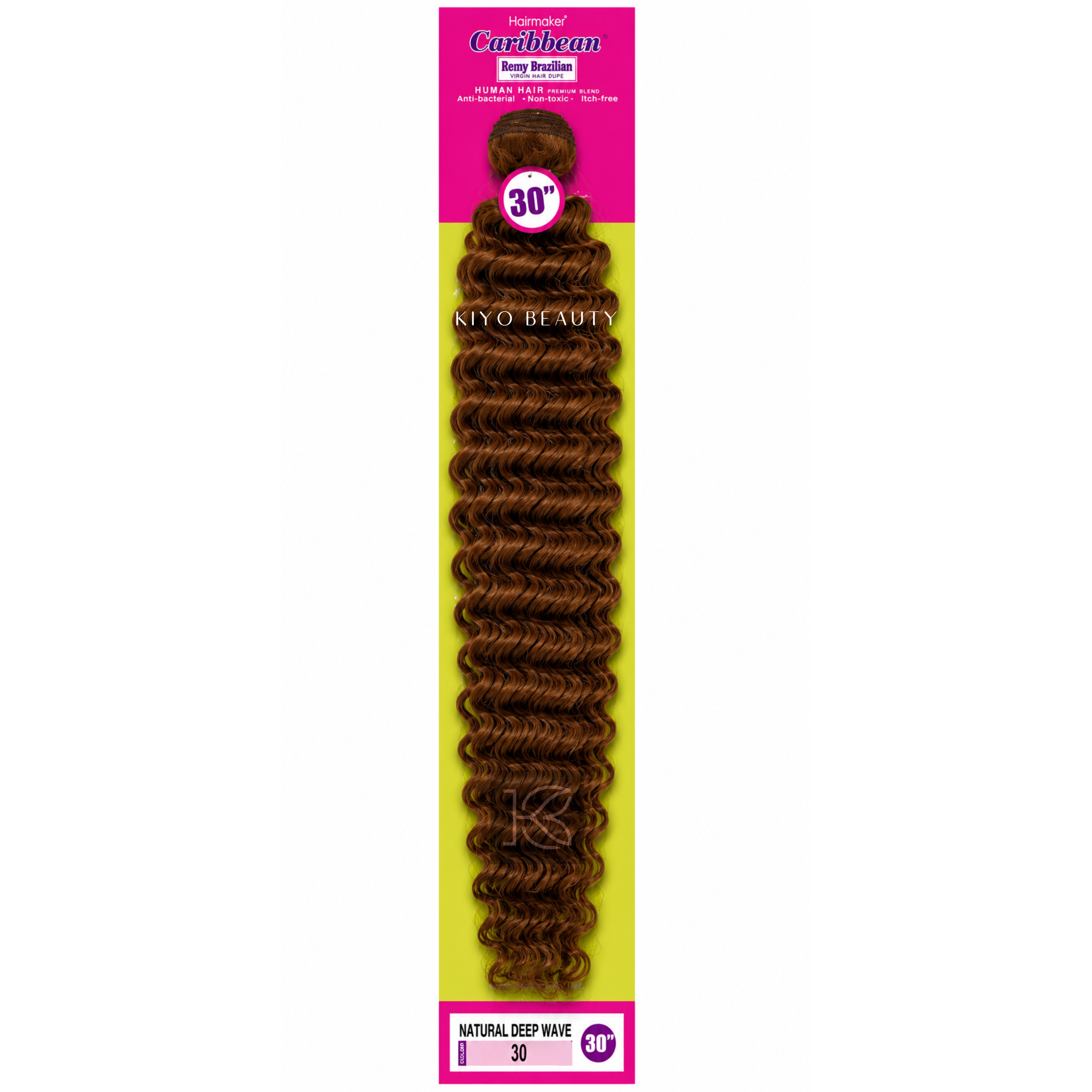 Hairmaker Remy Brazilian Natural Deep Wave 30" 30