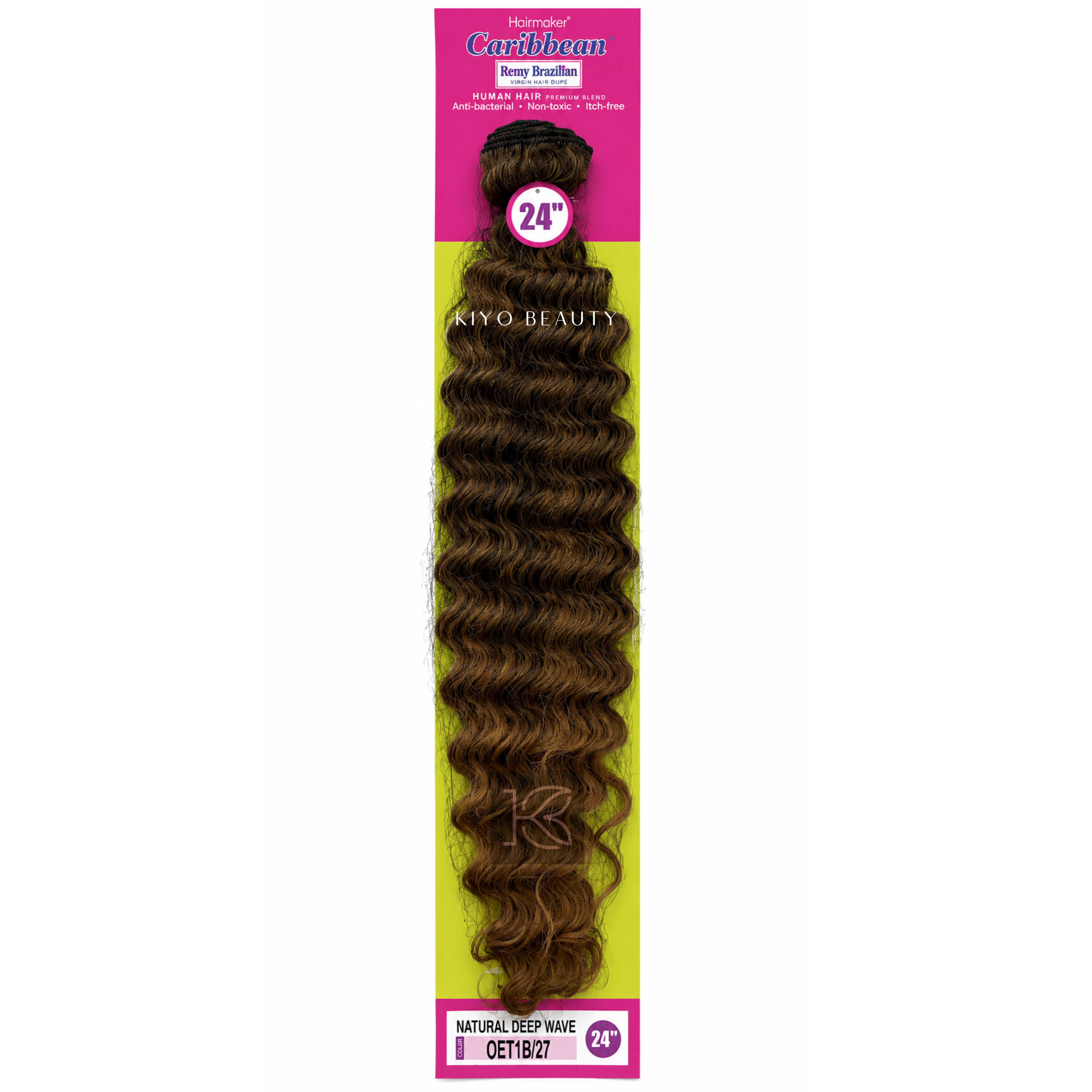 Hairmaker Remy Brazilian Natural Deep Wave 30" OET1B/27