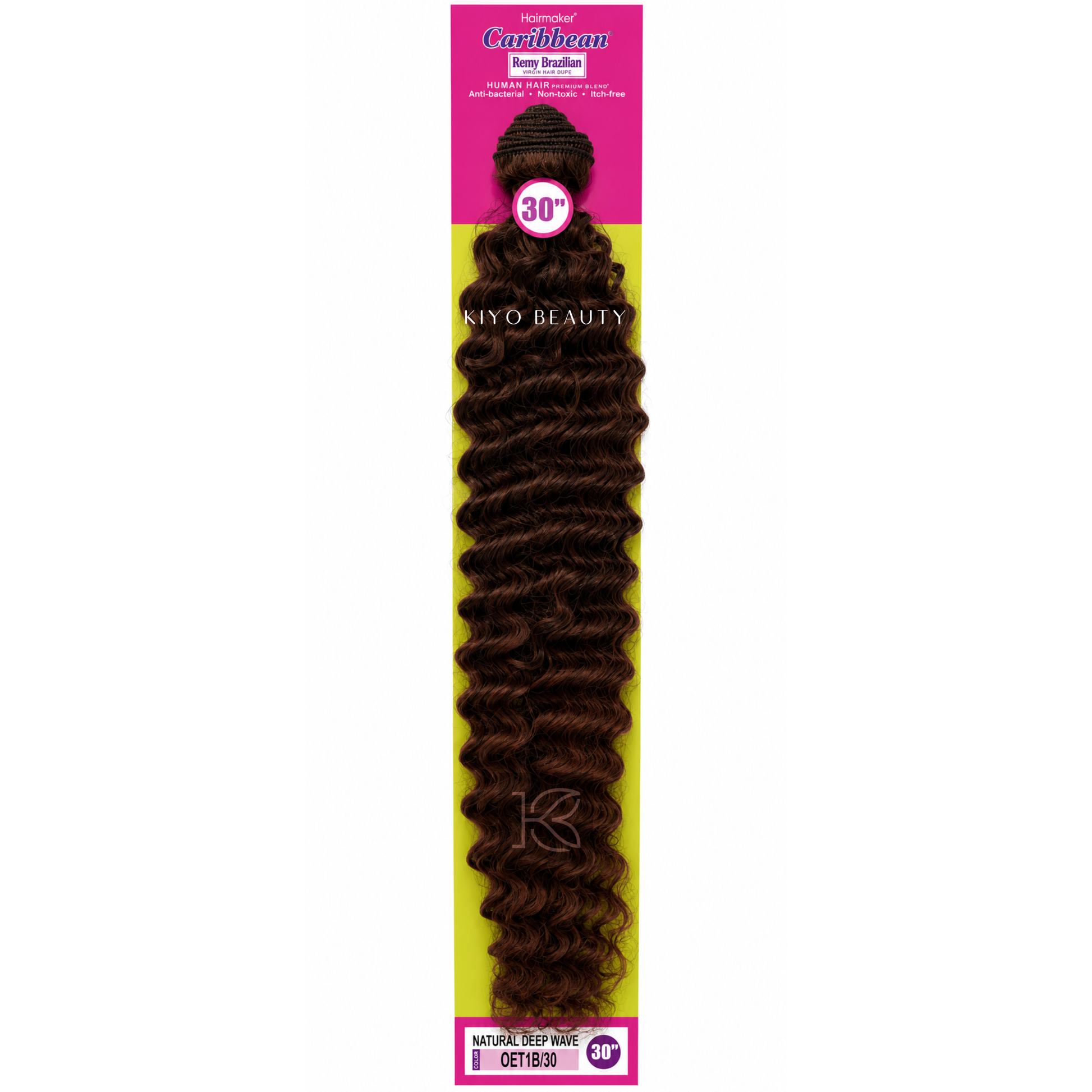 Hairmaker Remy Brazilian Natural Deep Wave 30" OET1B/30