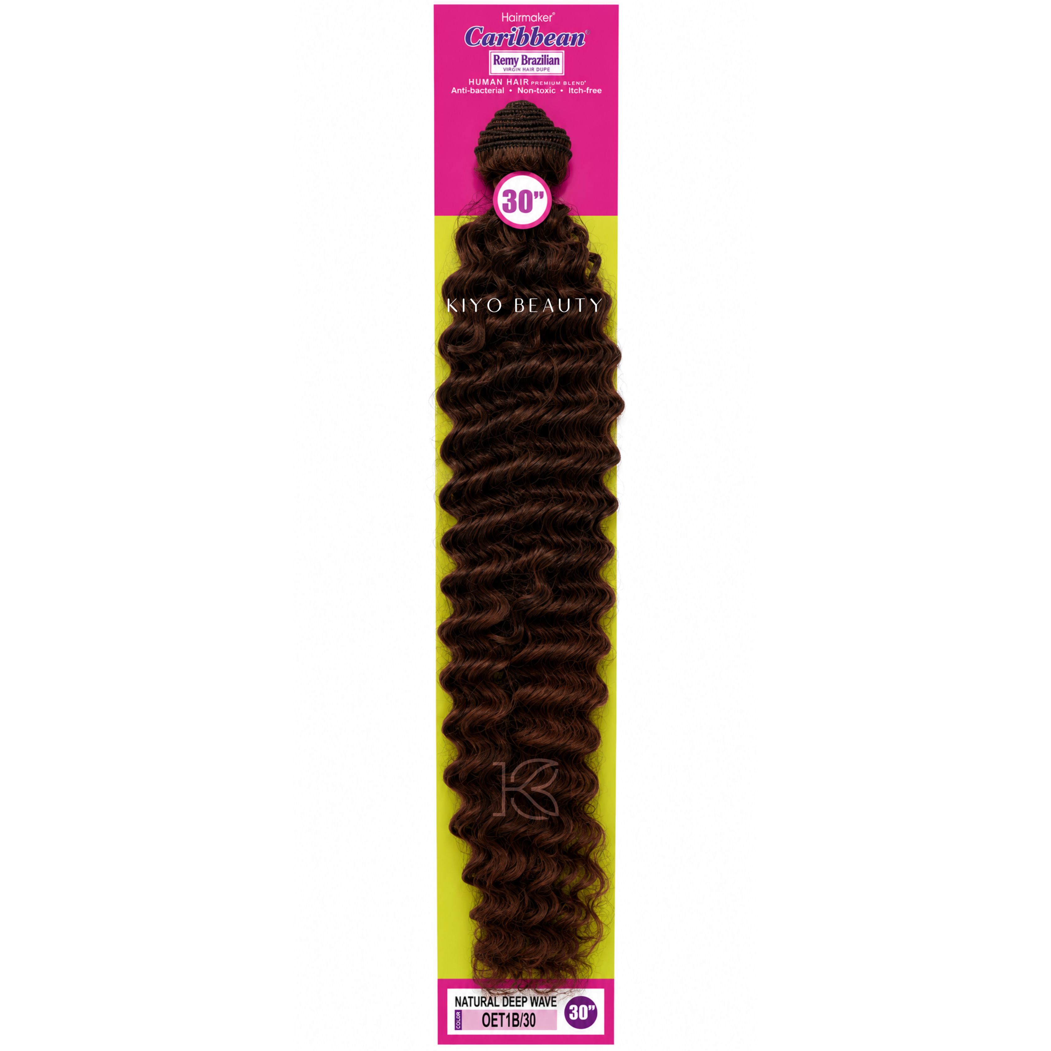 Hairmaker Remy Brazilian Natural Deep Wave 30" OET1B/30
