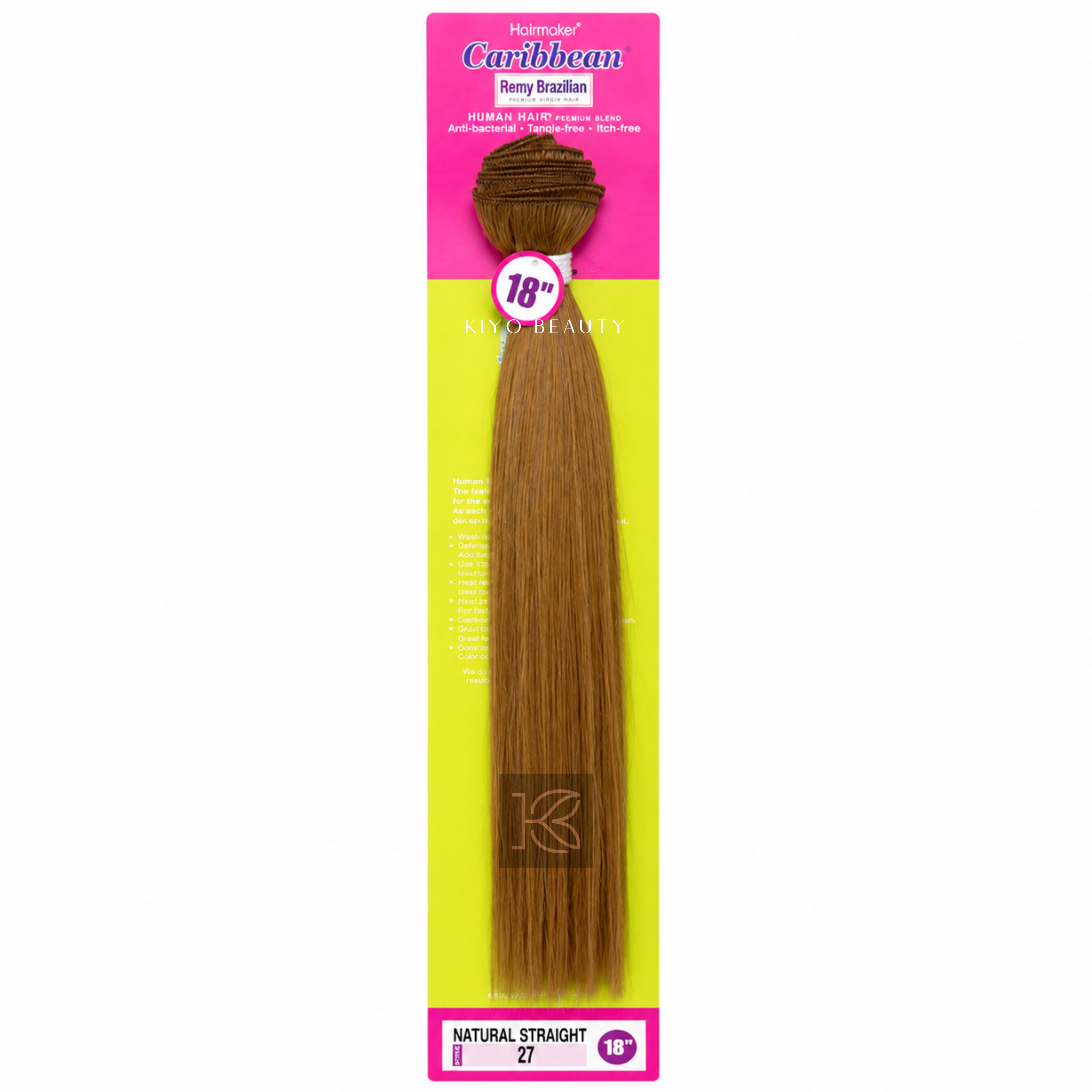 Hairmaker Remy Brazilian Natural Straight 18" 27