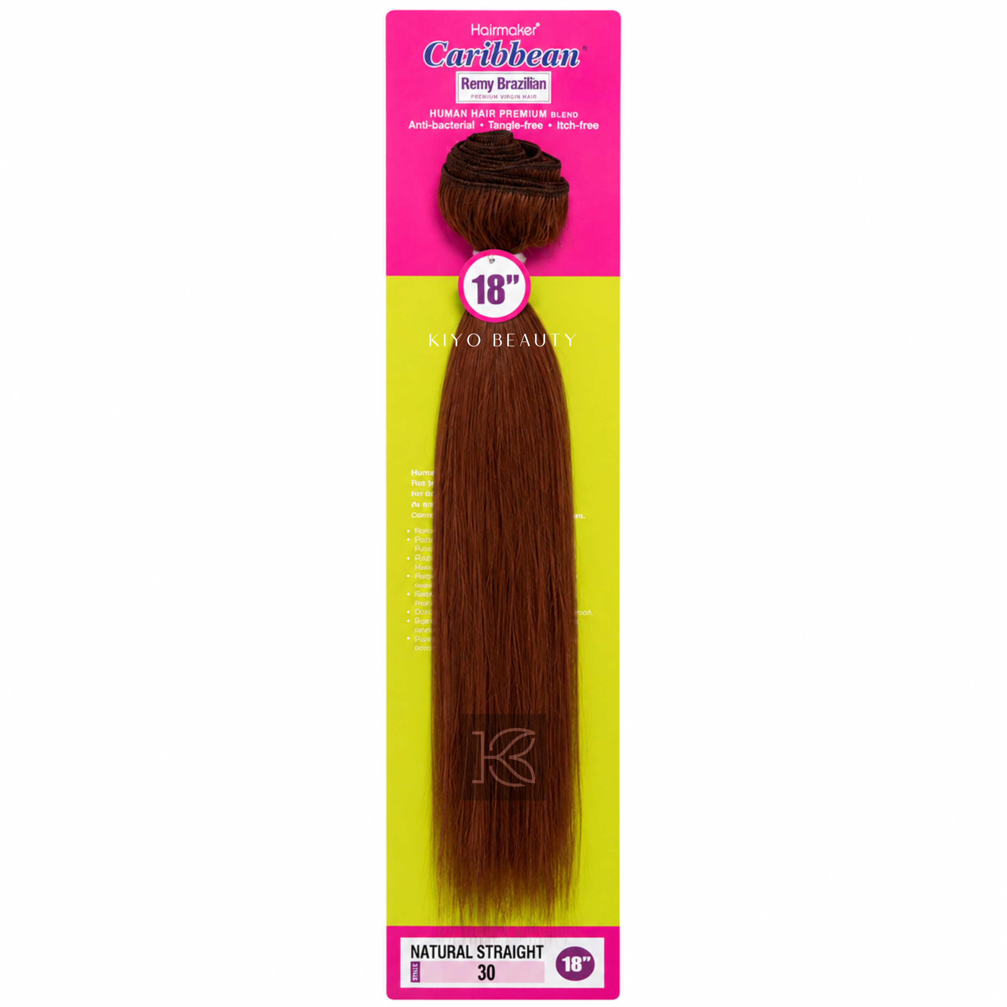 Hairmaker Remy Brazilian Natural Straight 18" 30