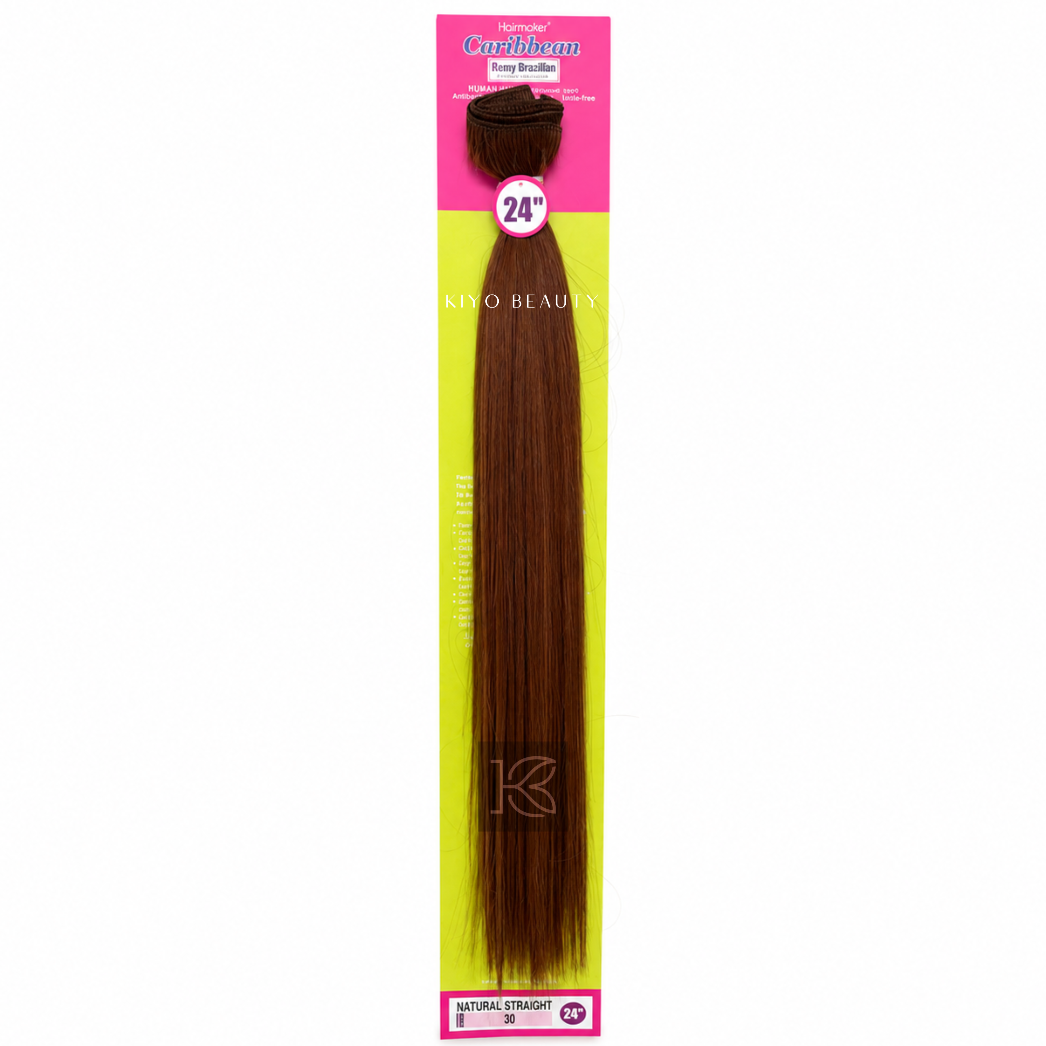 Hairmaker Remy Brazilian Natural Straight 24" 30