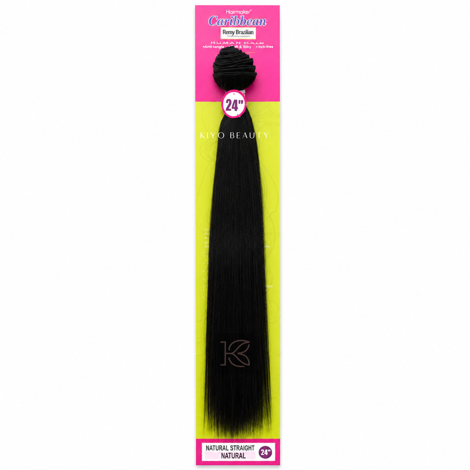 Hairmaker Remy Brazilian Natural Straight 24" Natural