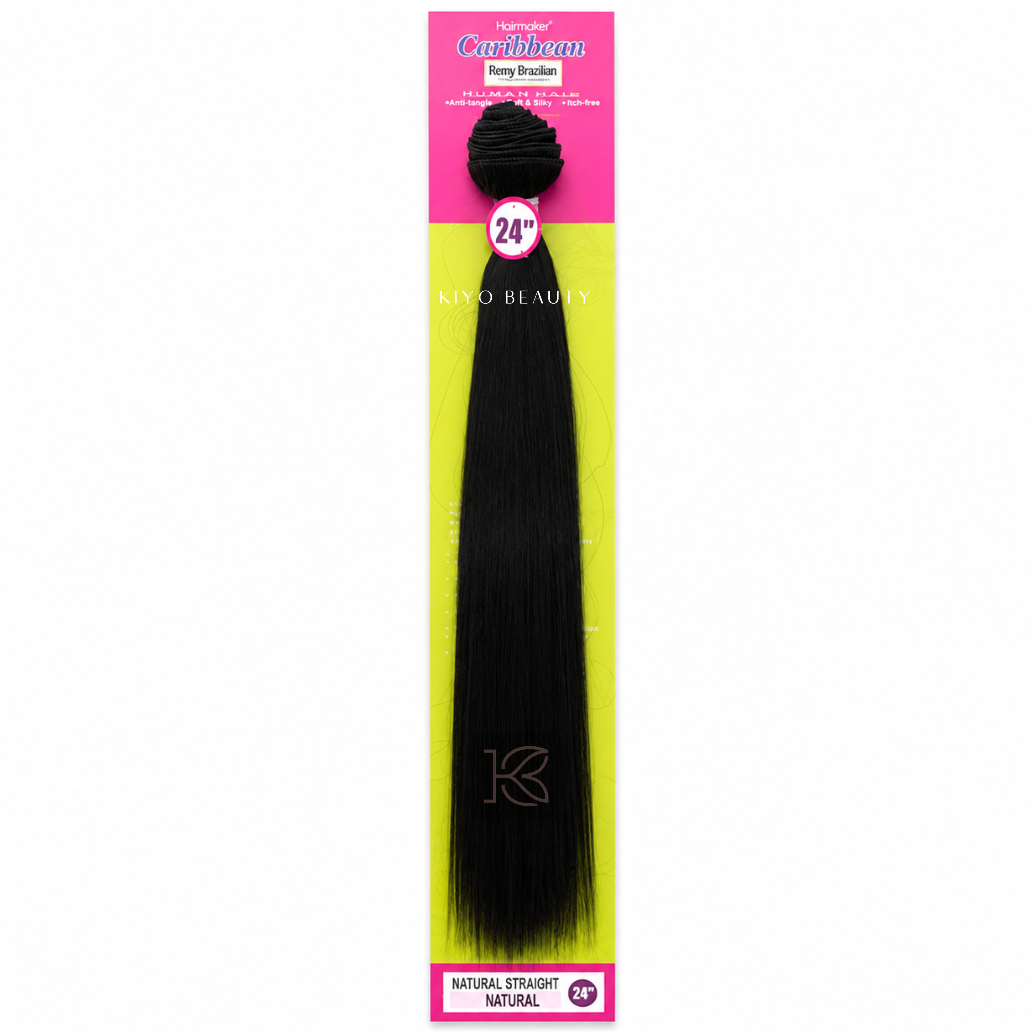 Hairmaker Remy Brazilian Natural Straight 24" Natural