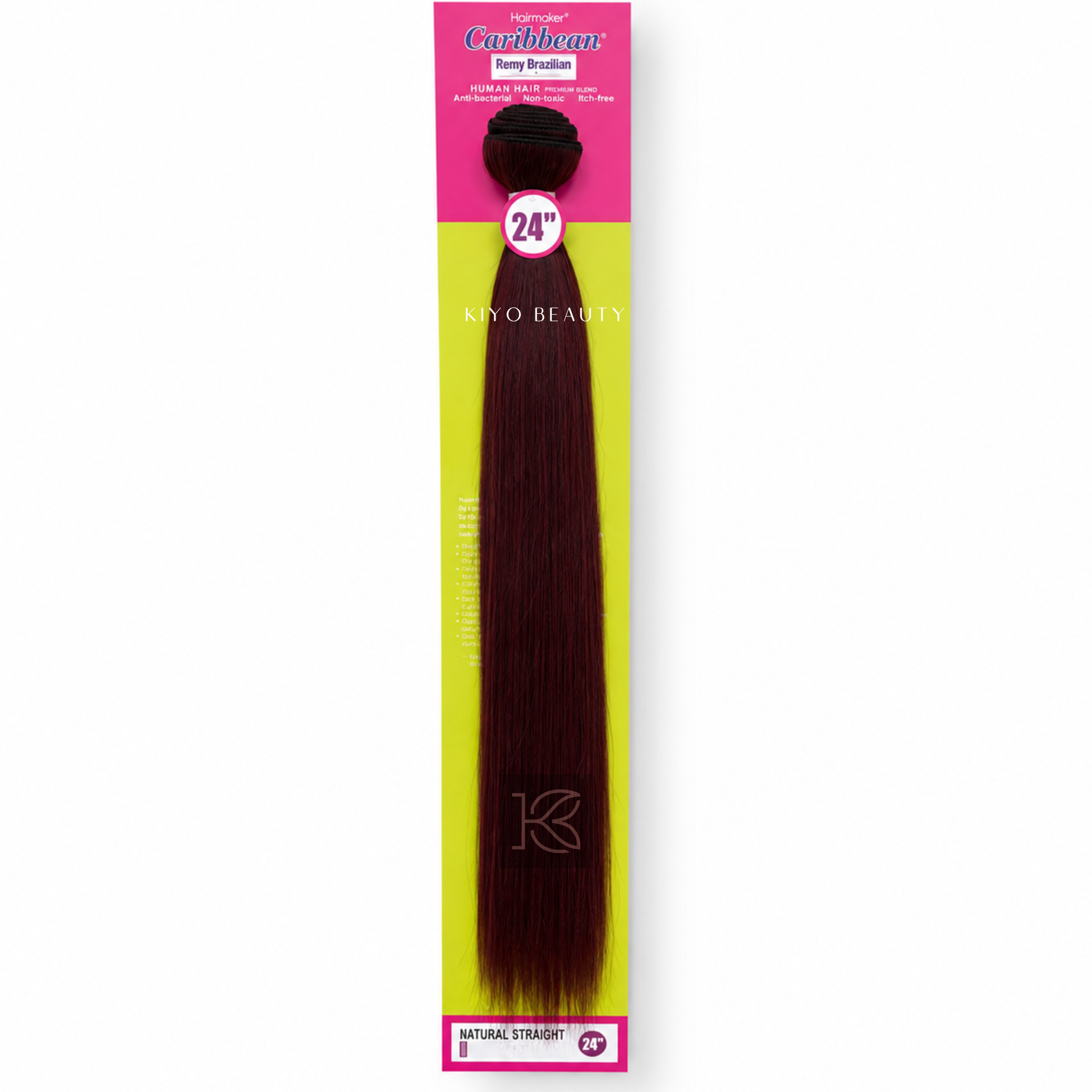 Hairmaker Remy Brazilian Natural Straight 24" OET1B/BUG