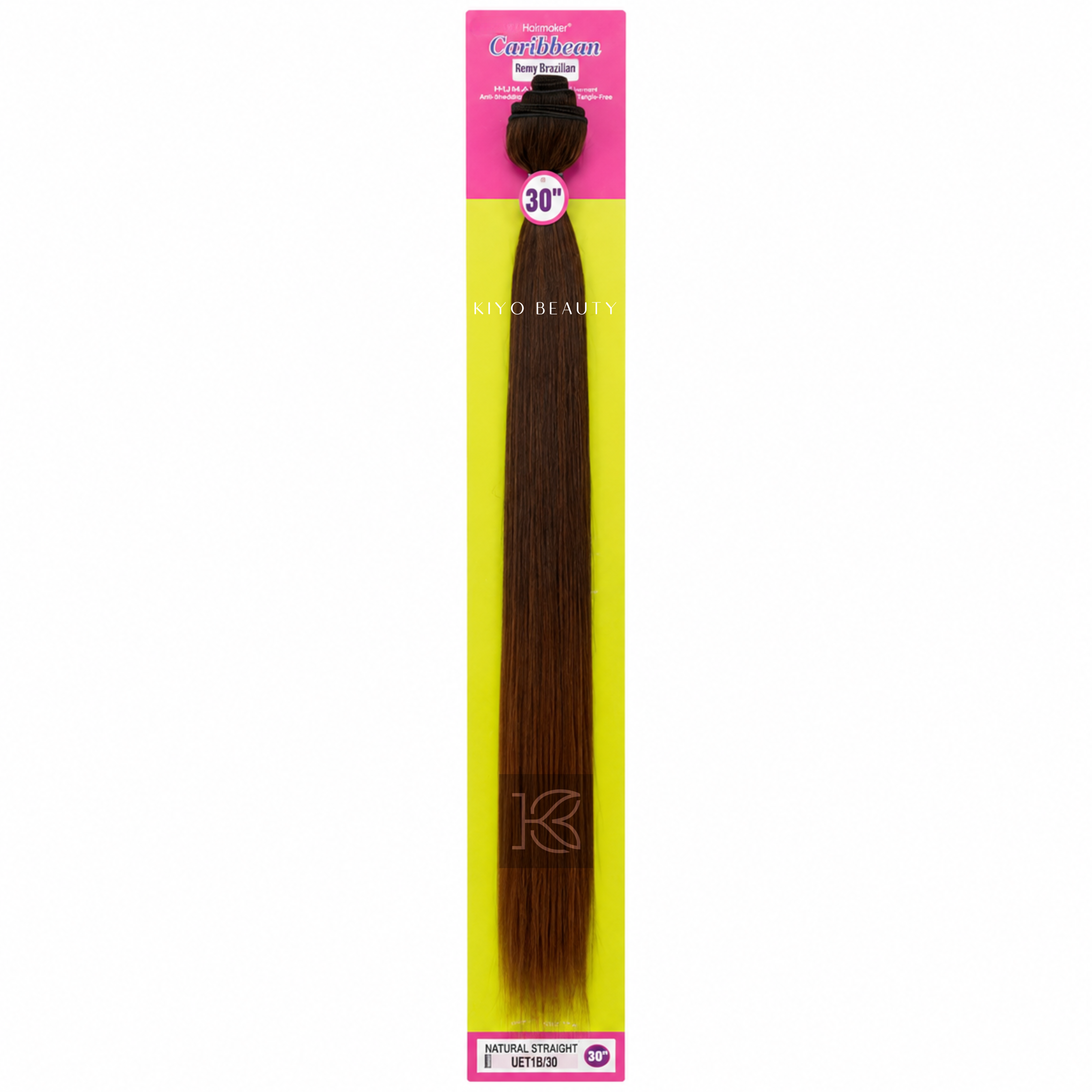 Hairmaker Remy Brazilian Natural Straight 30" OET/1B30