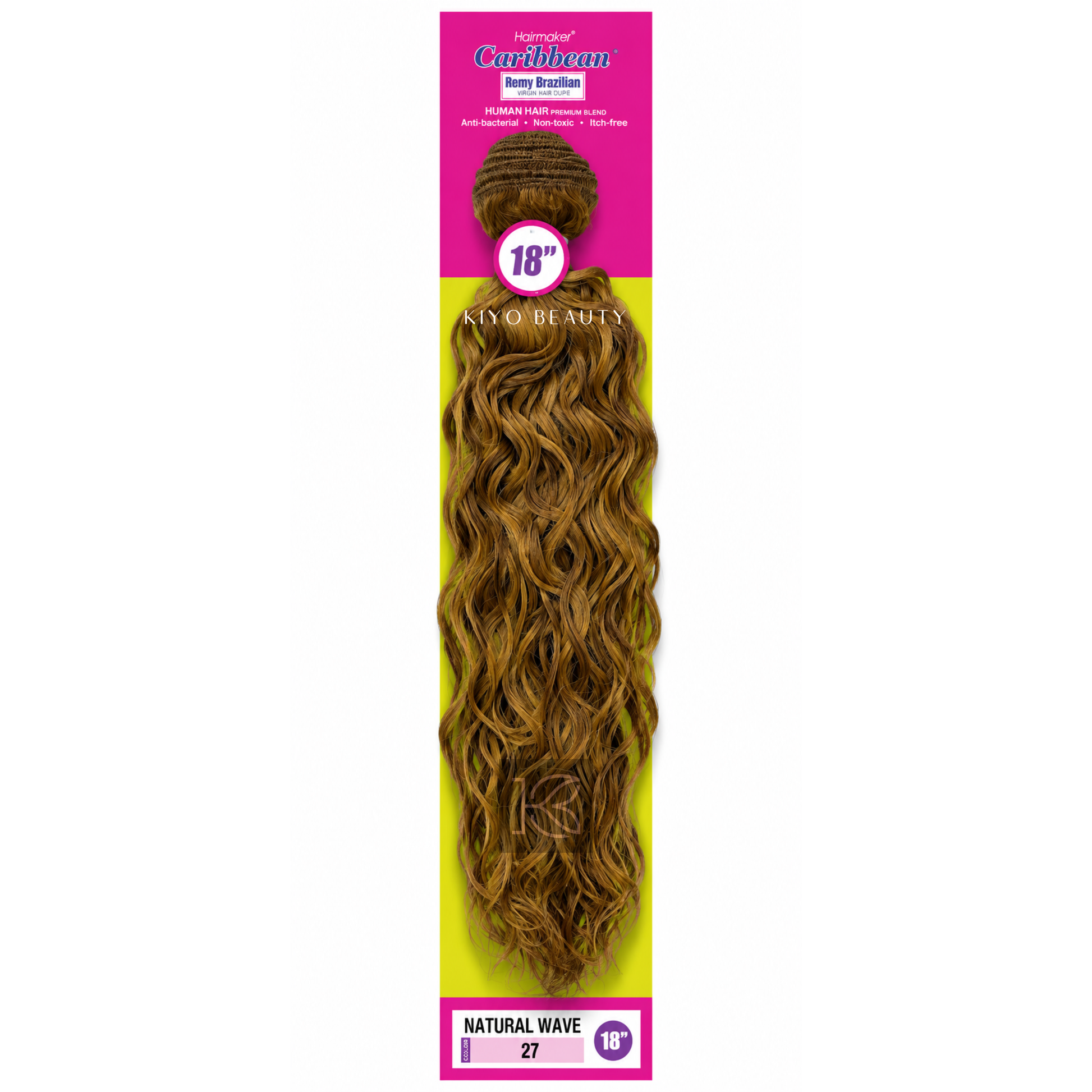 Hairmaker Remy Brazilian Natural Wave 18" 27