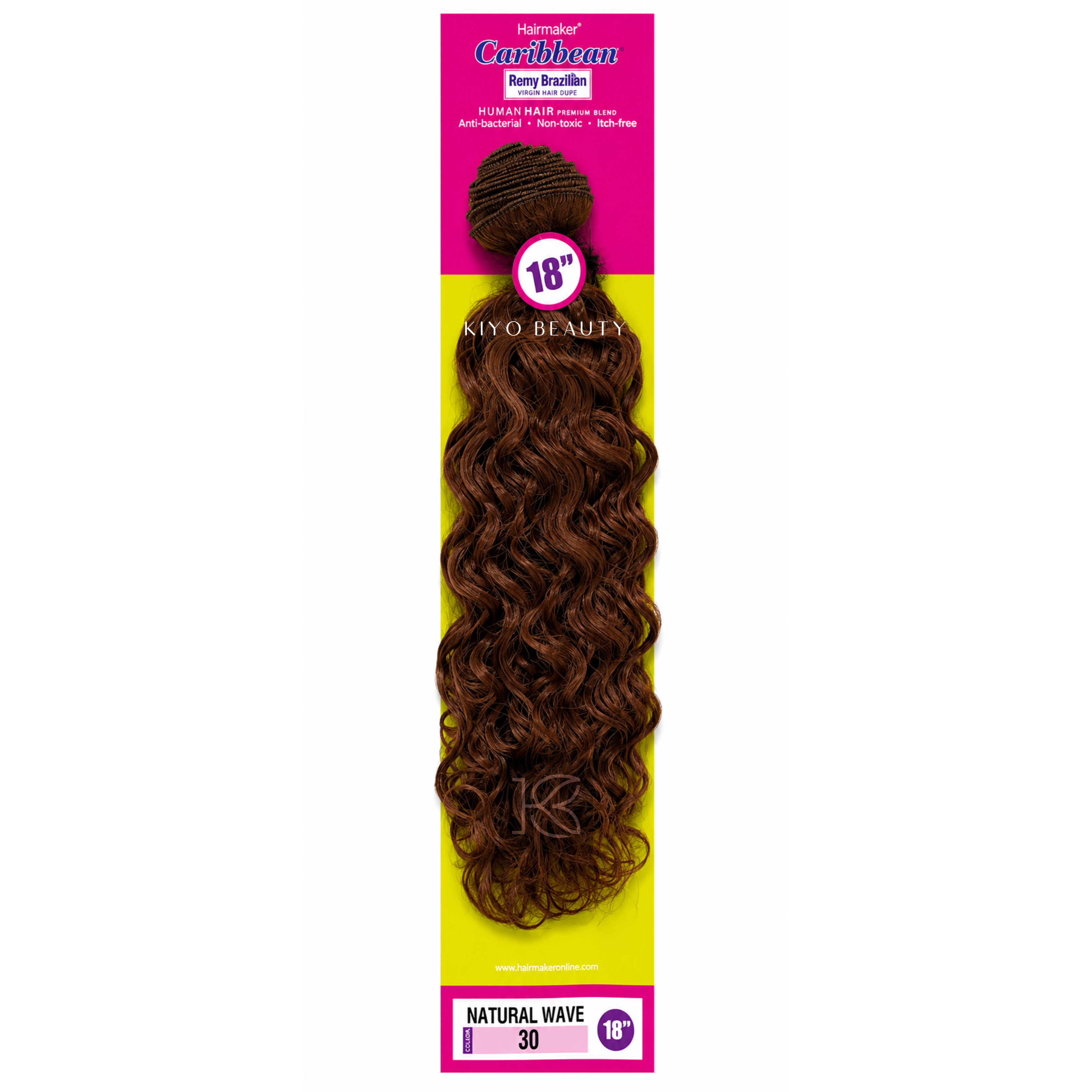 Hairmaker Remy Brazilian Natural Wave 18" 30