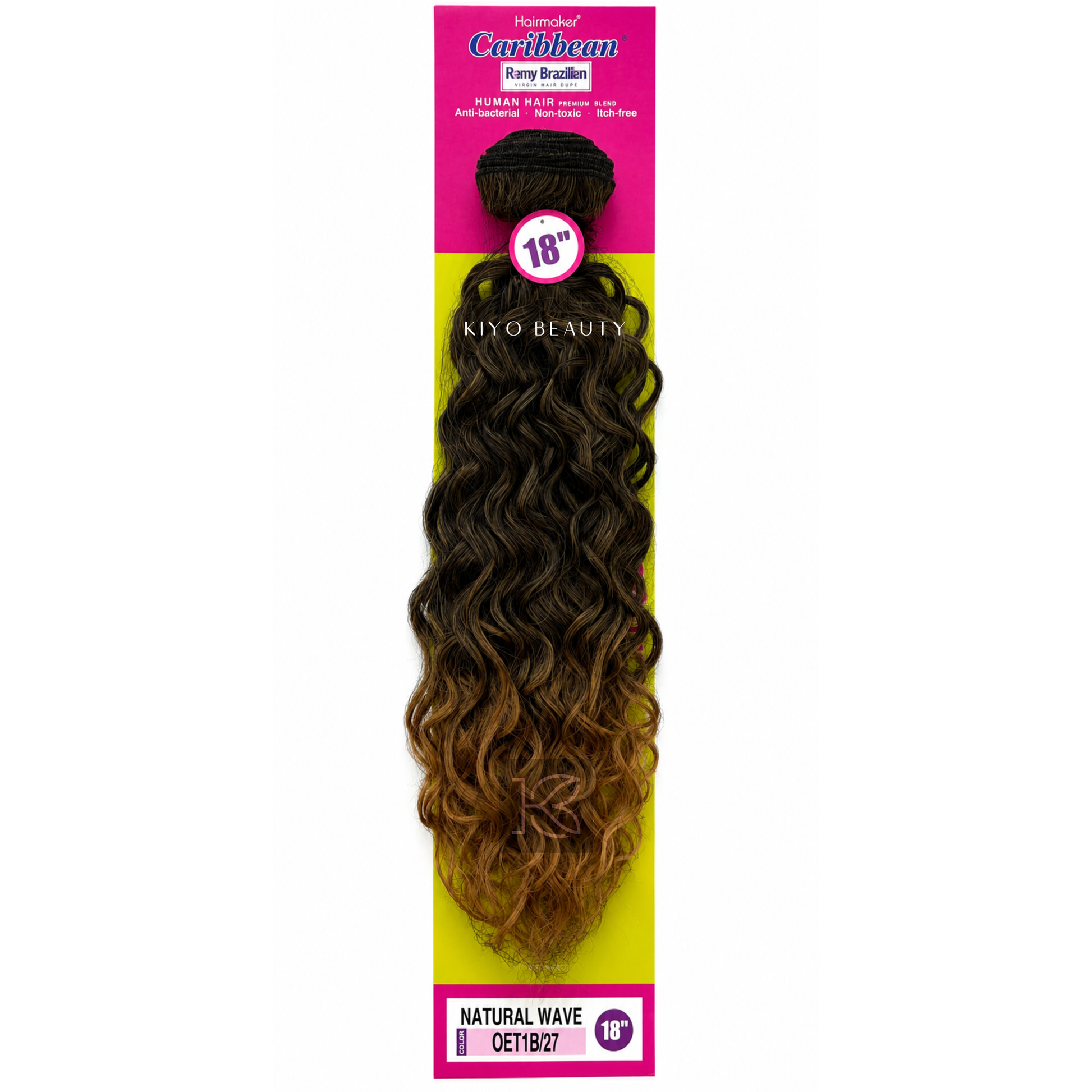 Hairmaker Remy Brazilian Natural Wave 18" OET1B/27
