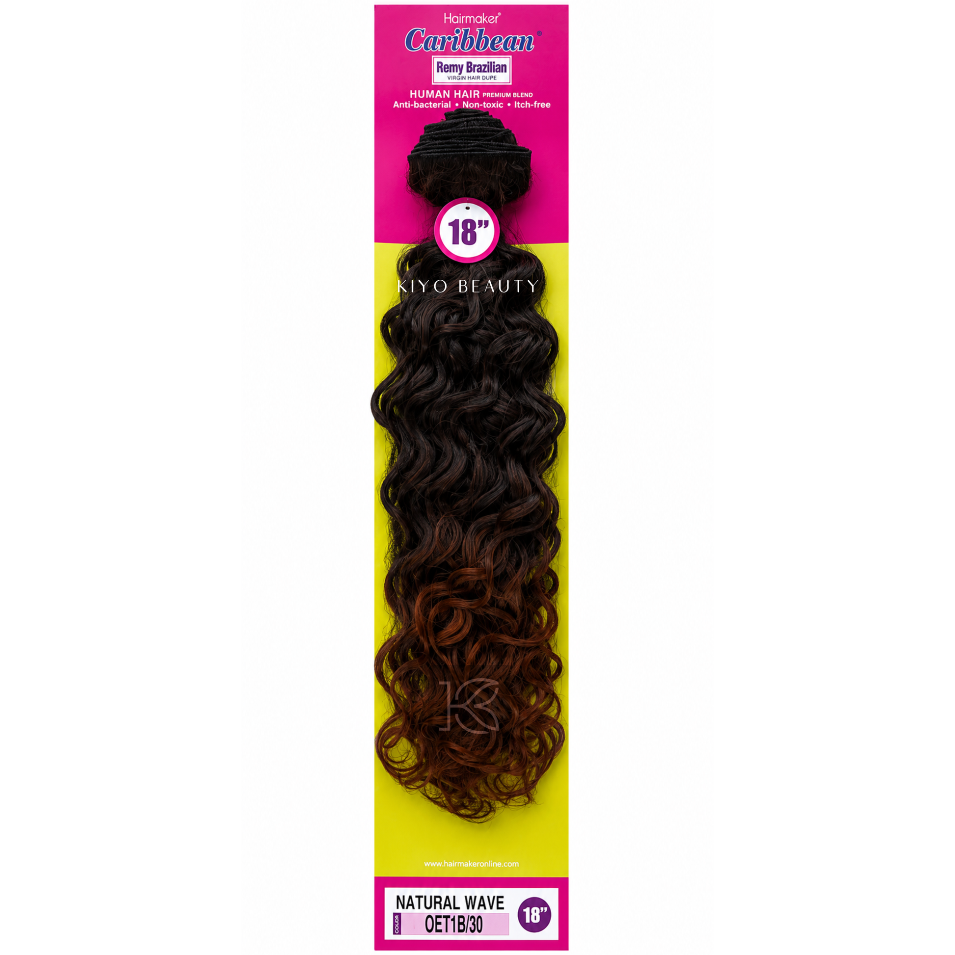 Hairmaker Remy Brazilian Natural Wave 18" OET1B/30