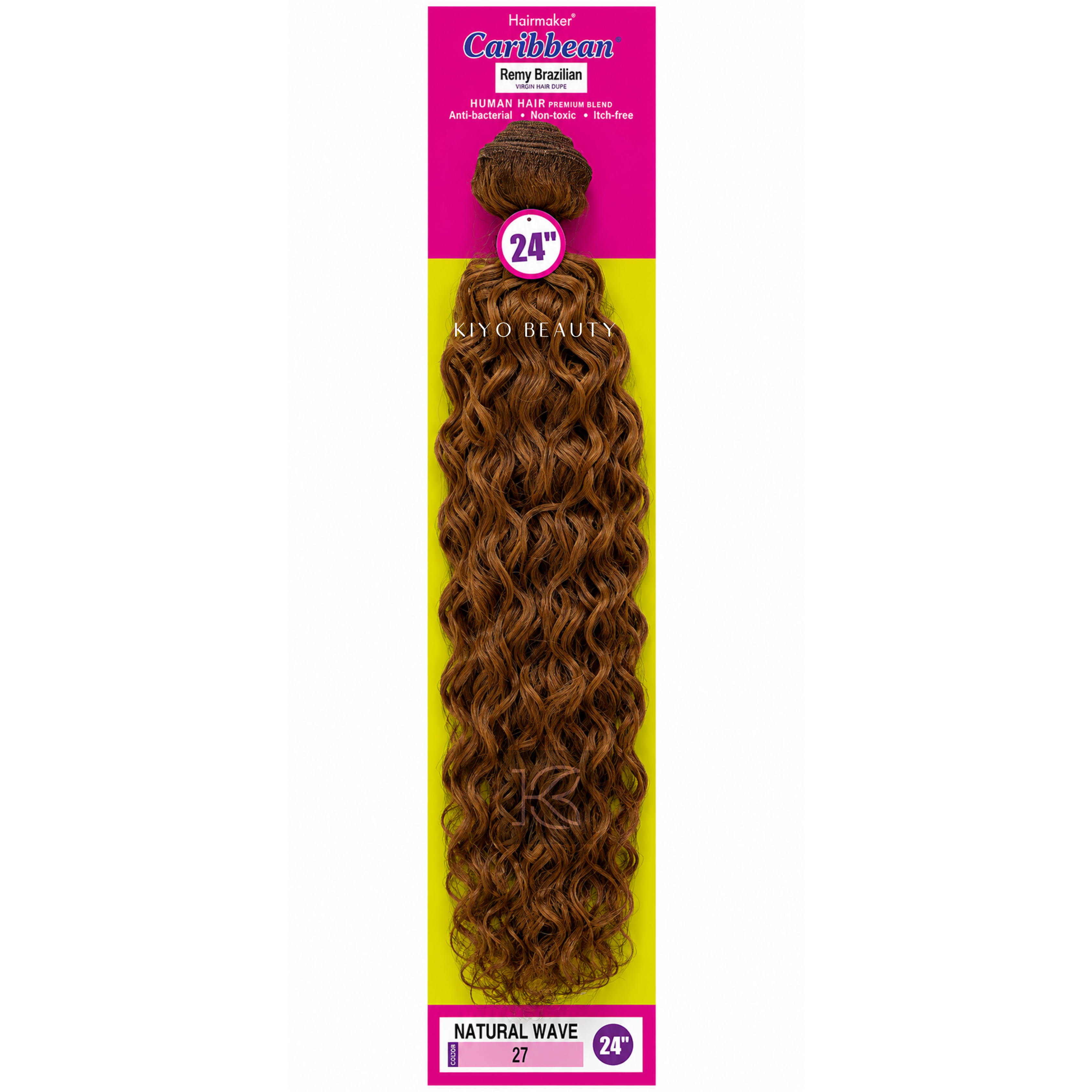 Hairmaker Remy Brazilian Natural Wave 24" 27