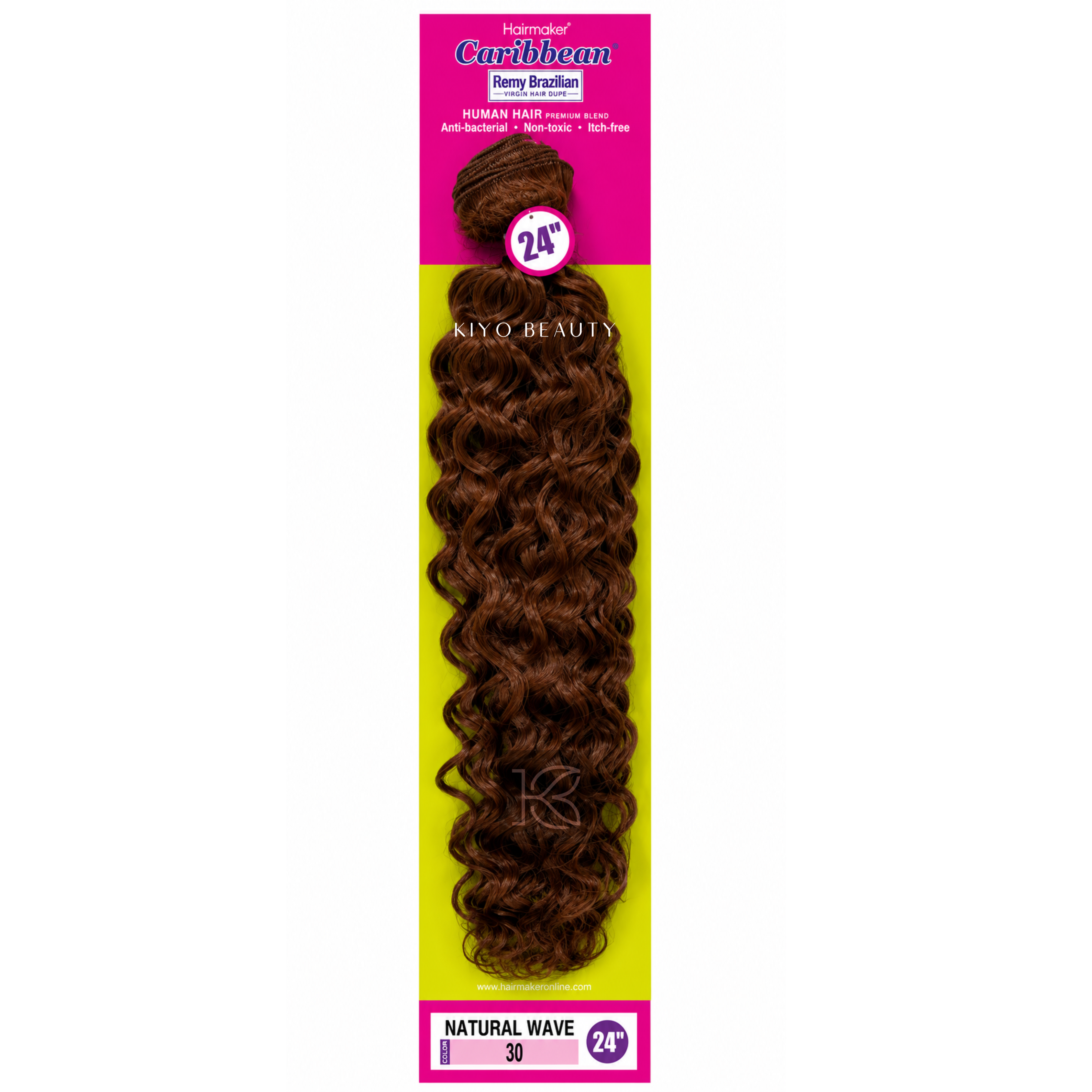 Hairmaker Remy Brazilian Natural Wave 24" 30