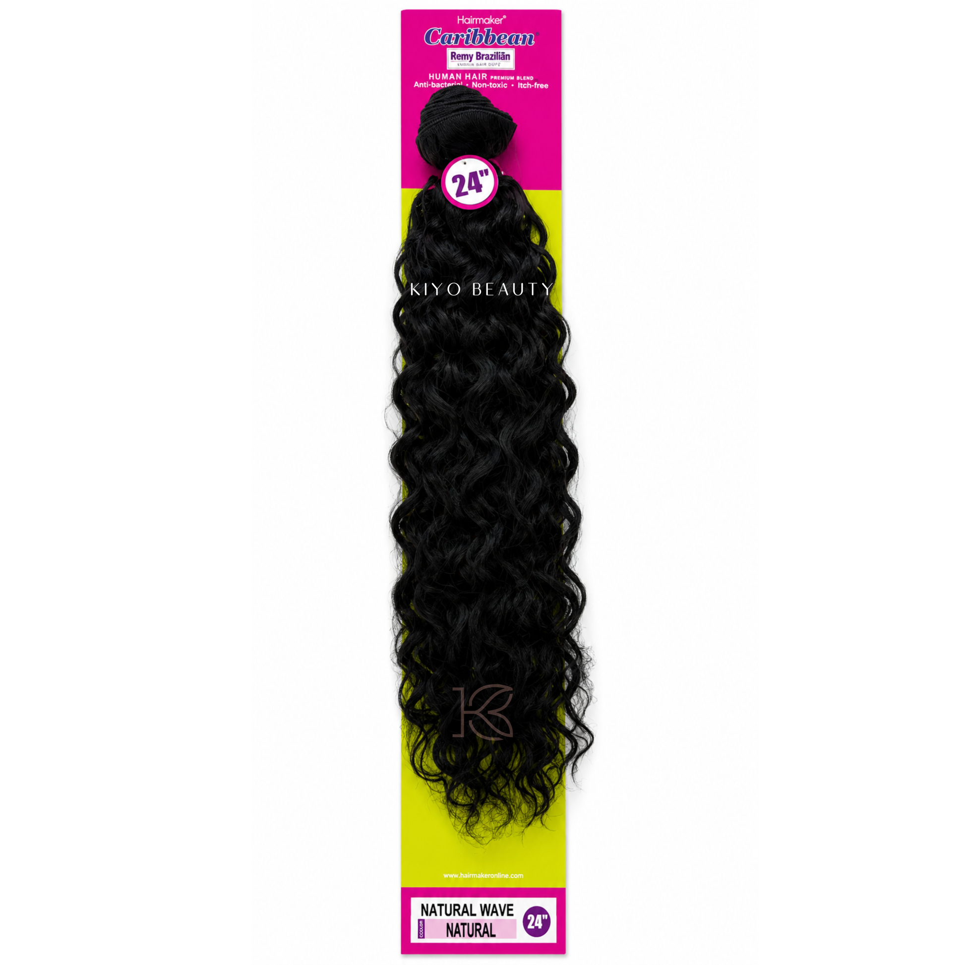 Hairmaker Remy Brazilian Natural Wave 24" Natural