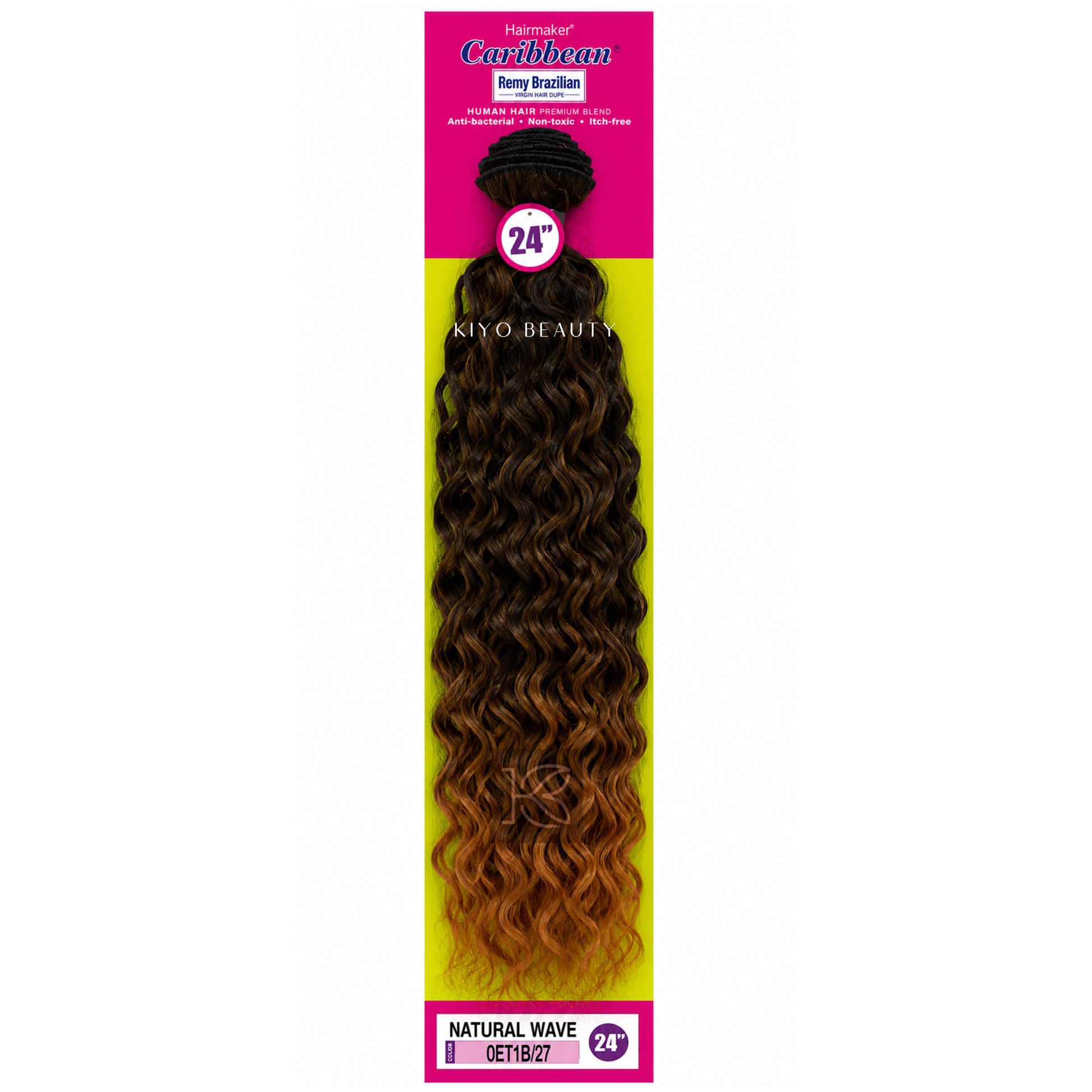 Hairmaker Remy Brazilian Natural Wave 24" OET1B/27