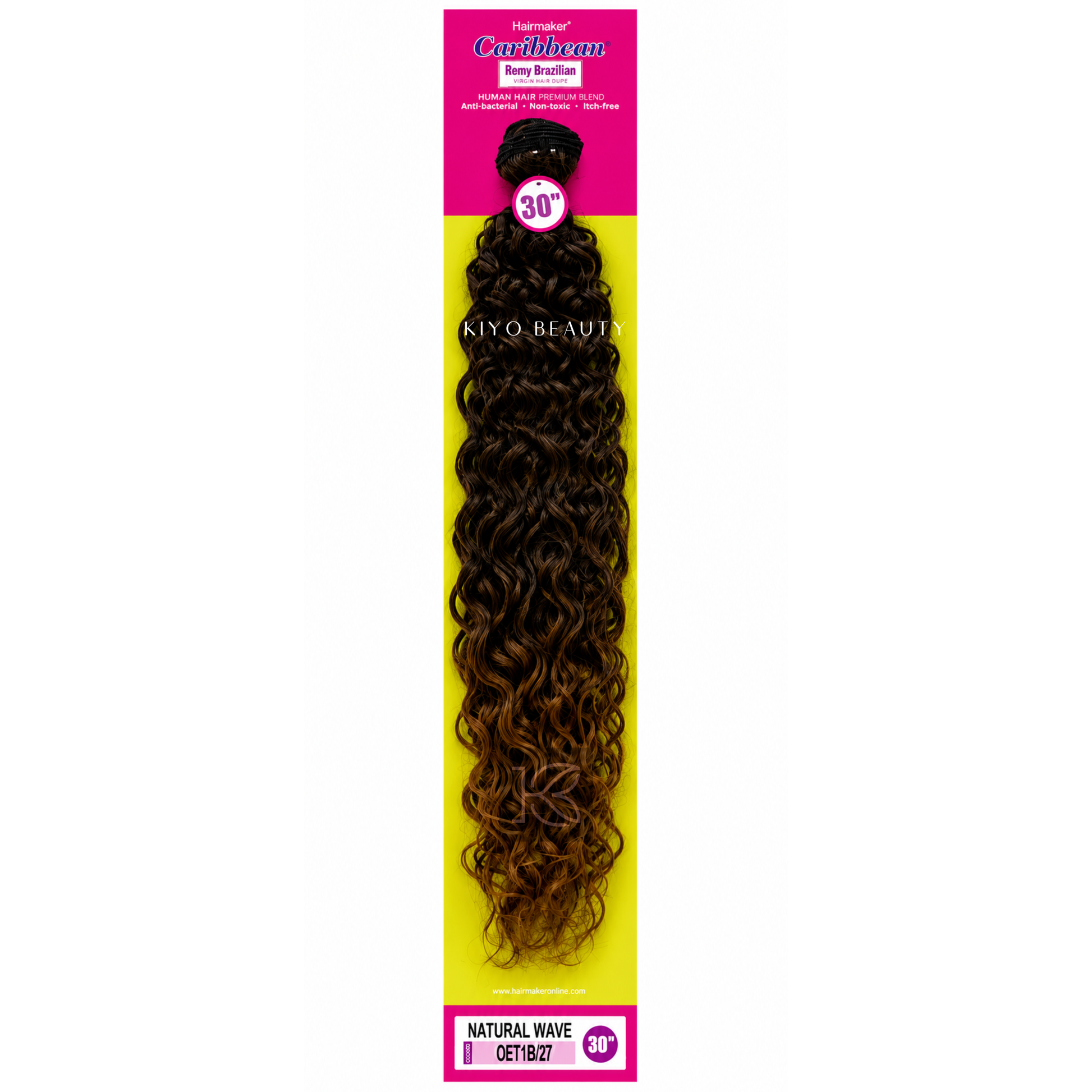 Hairmaker Remy Brazilian Natural Wave 30" OET1B/27