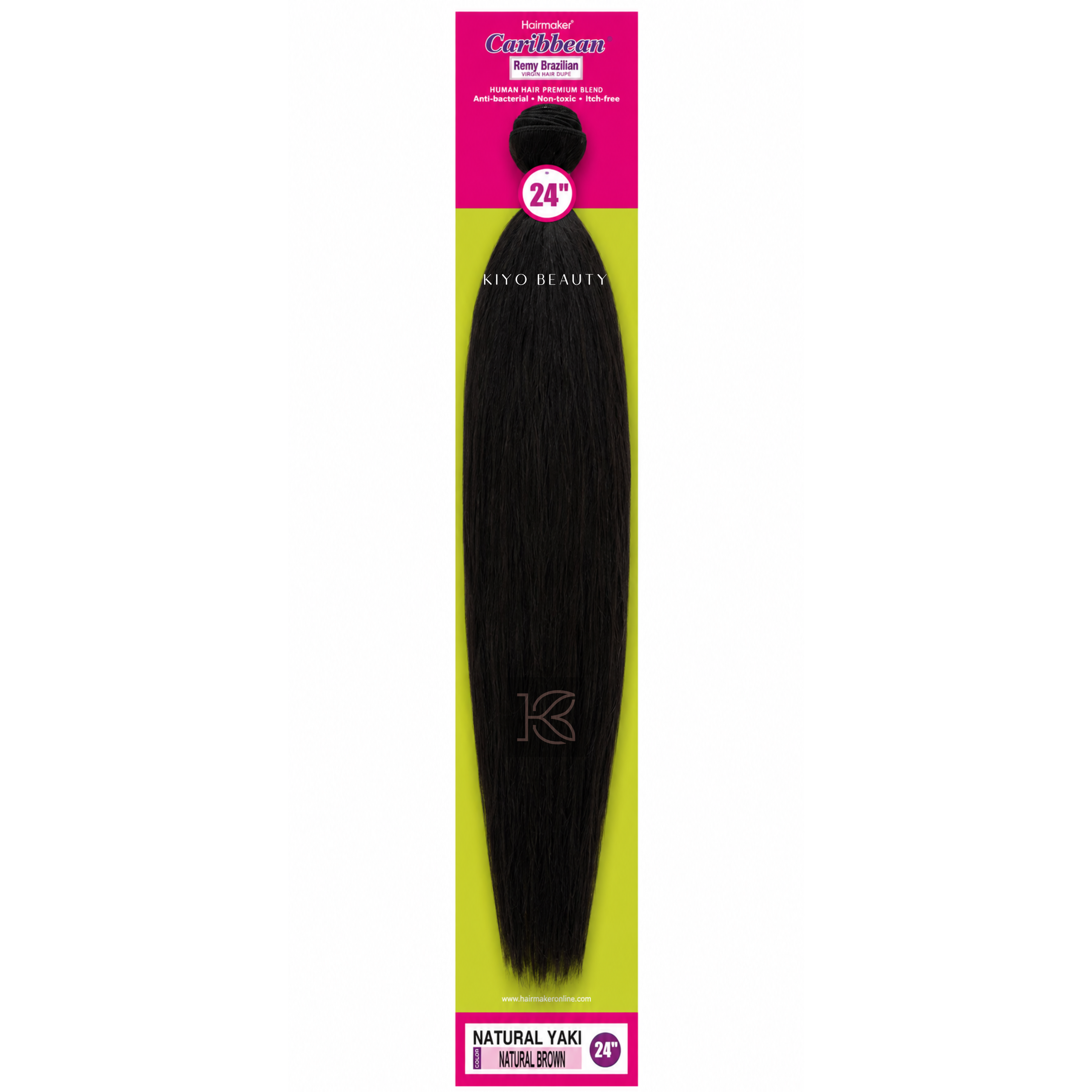 Hairmaker Remy Brazilian Natural Yaki 24"