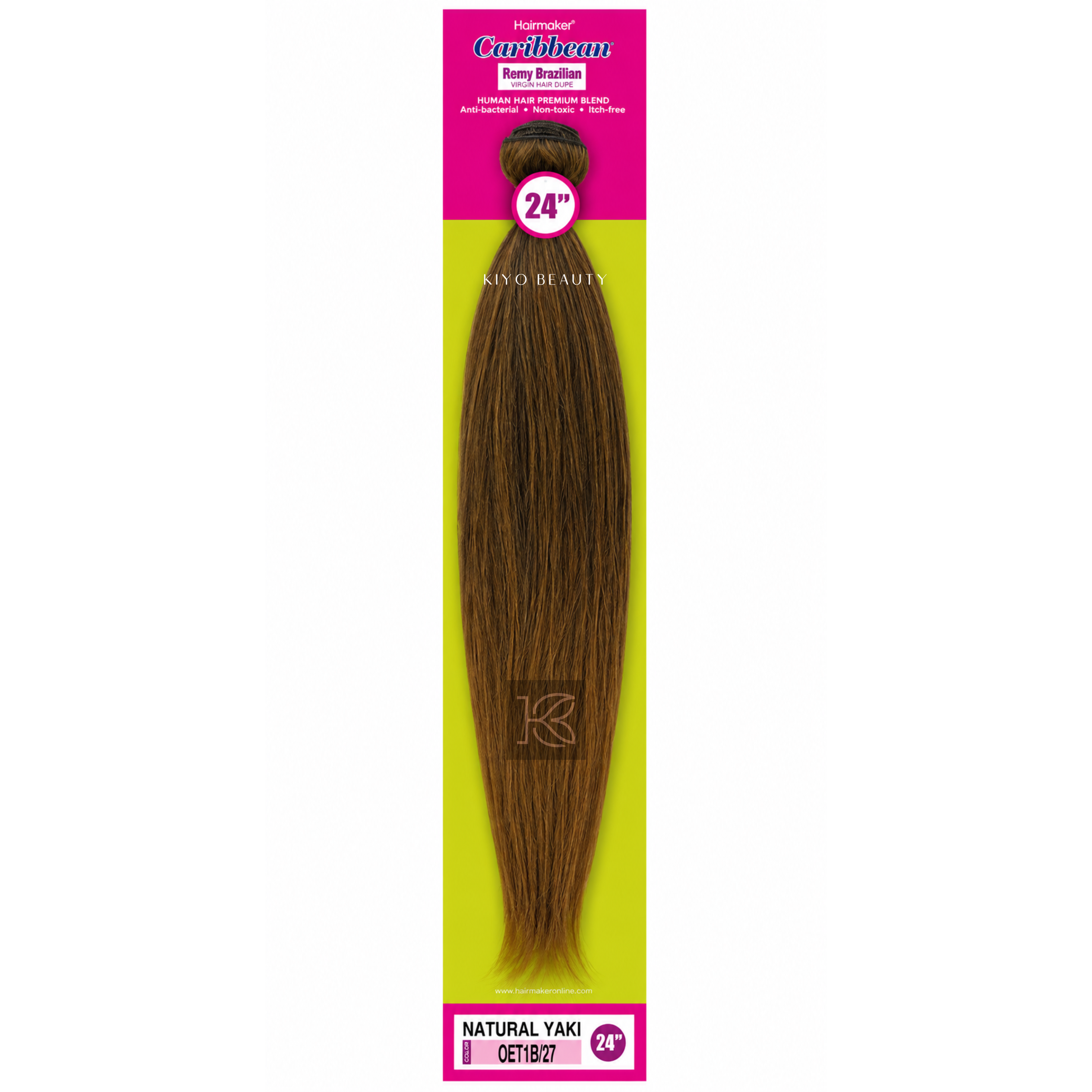 Hairmaker Remy Brazilian Natural Yaki 24"
