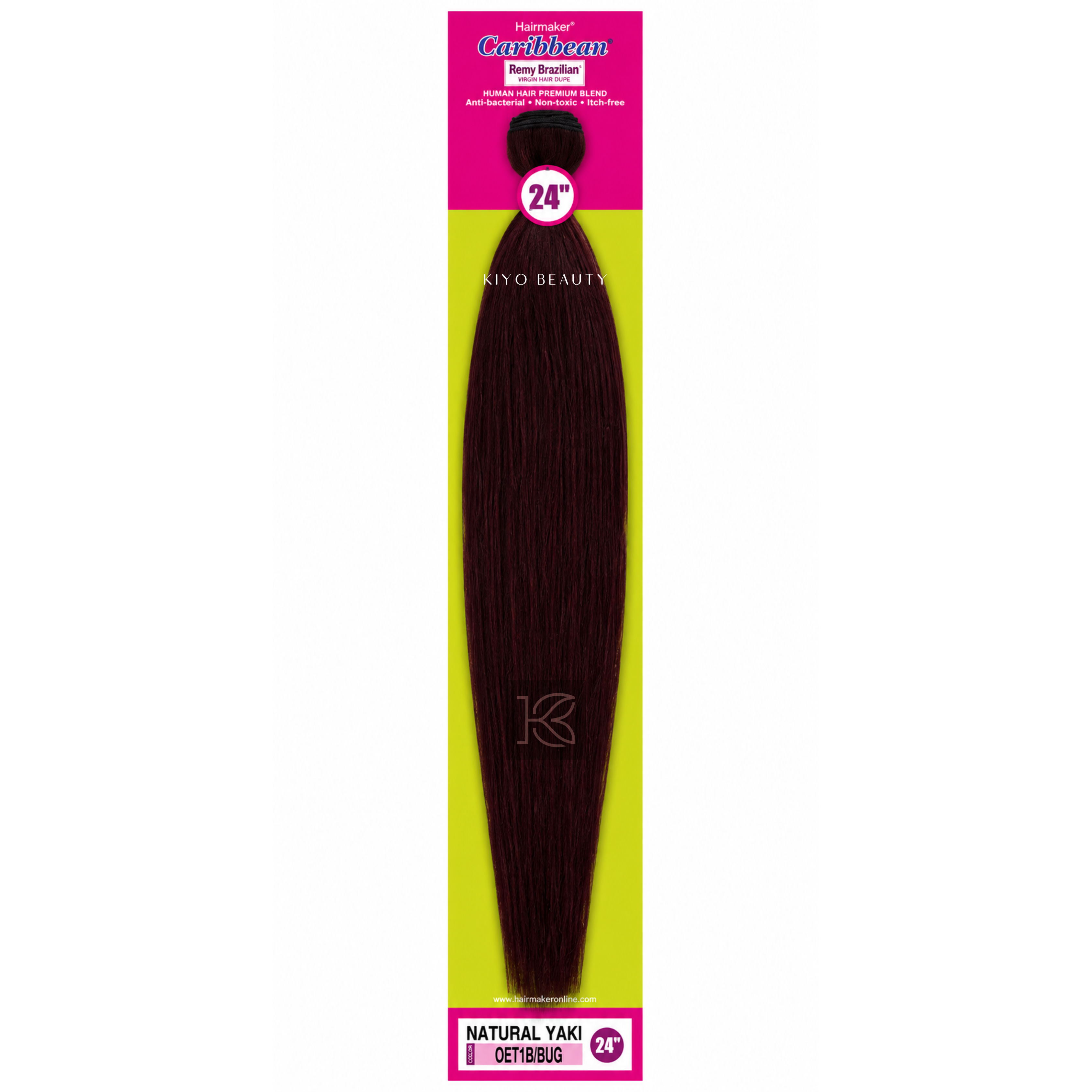 Hairmaker Remy Brazilian Natural Yaki 24"
