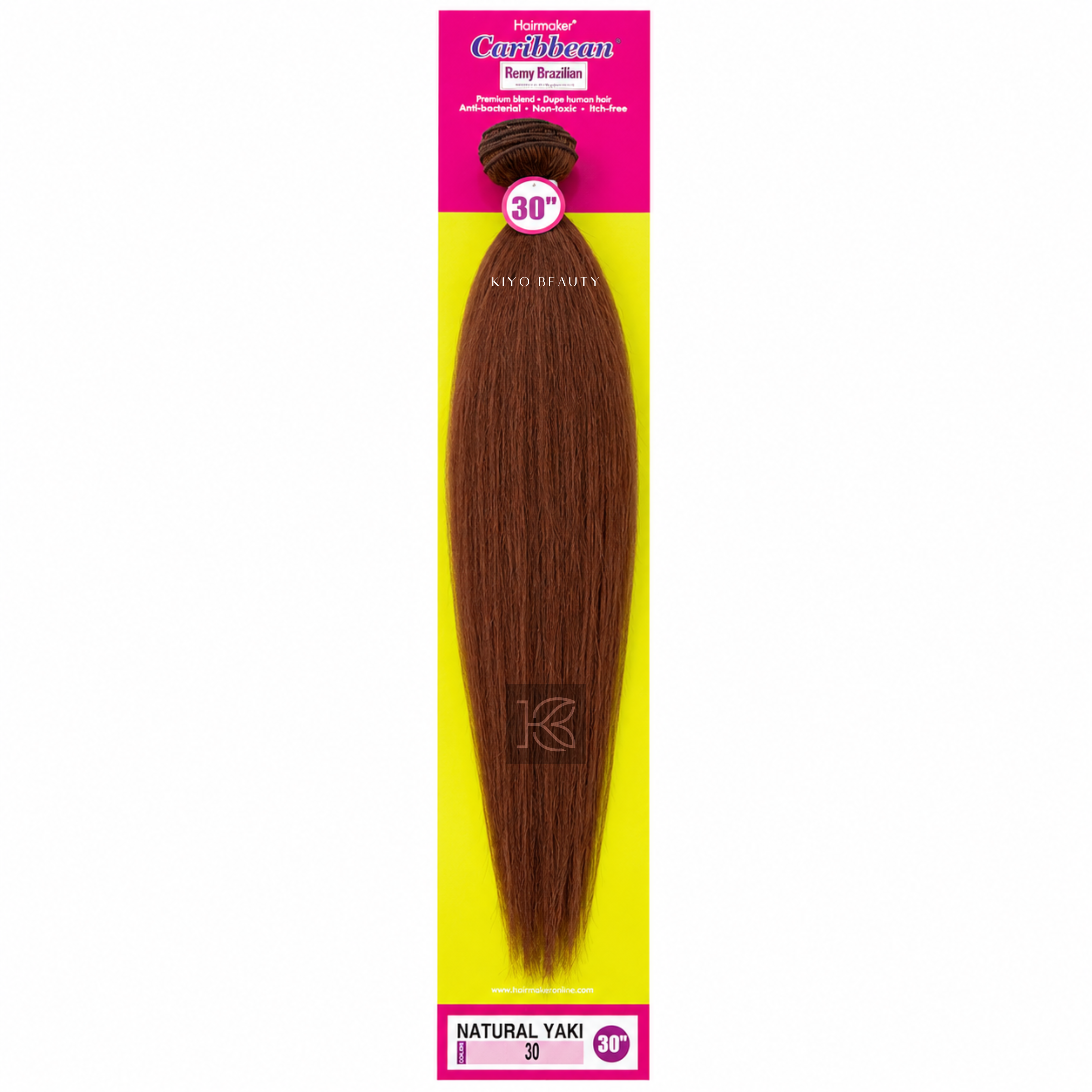 Hairmaker Remy Brazilian Natural Yaki 30"