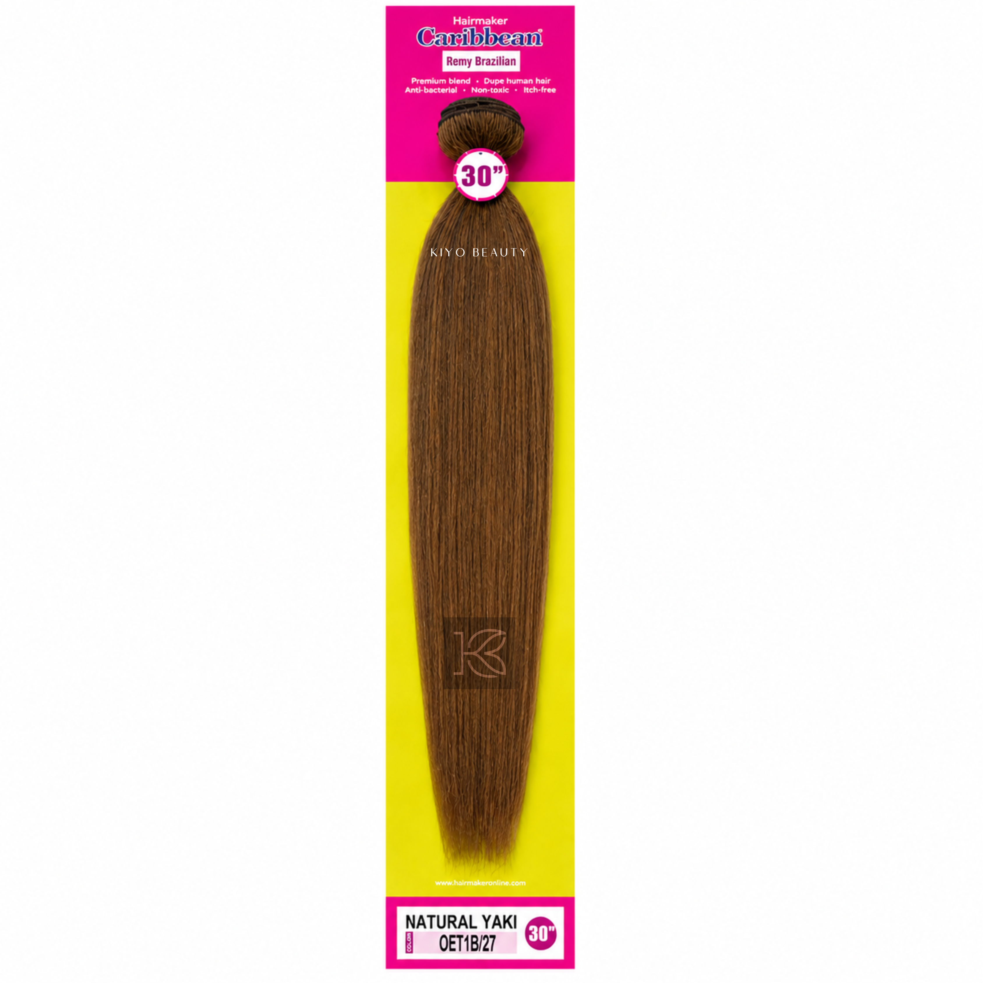 Hairmaker Remy Brazilian Natural Yaki 30"