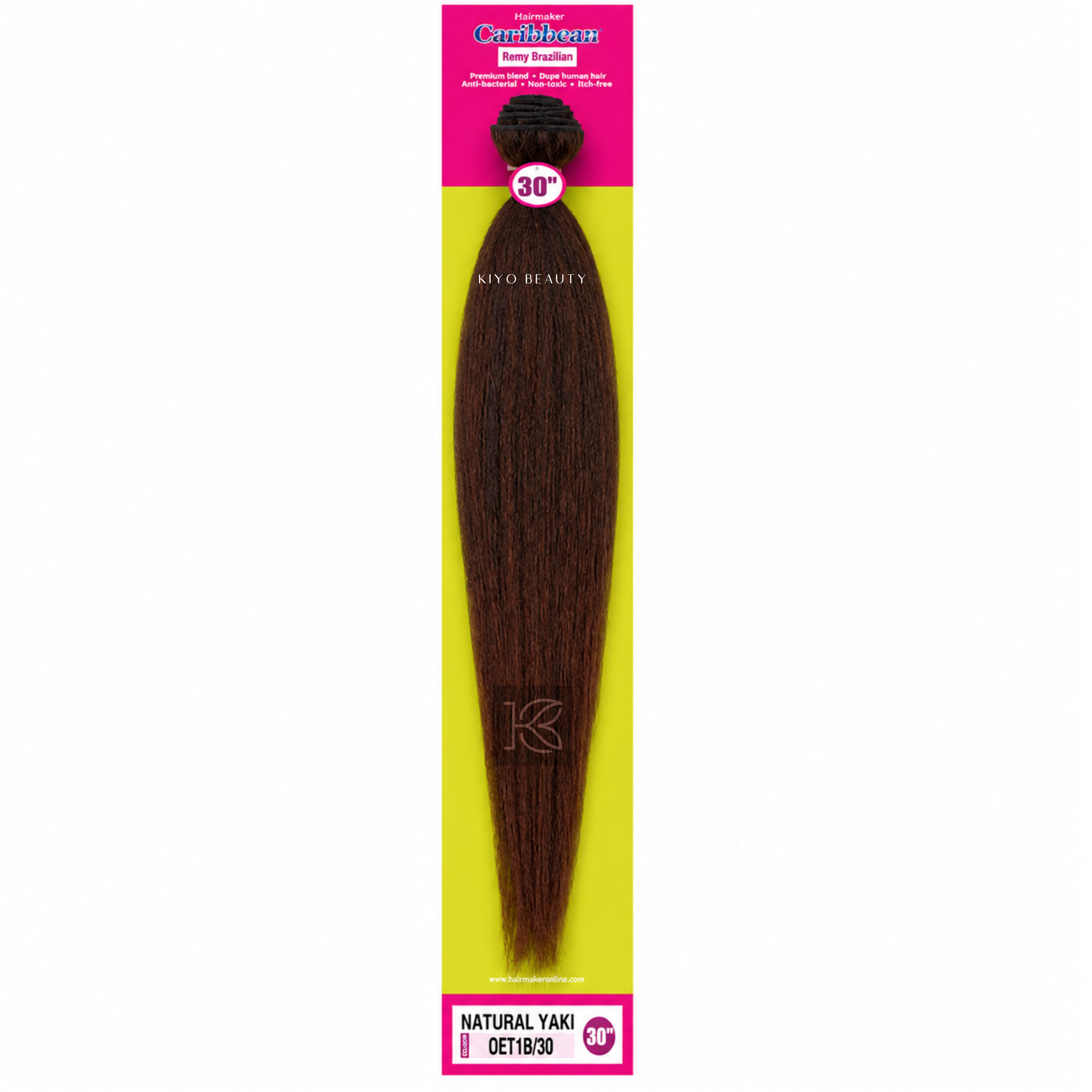 Hairmaker Remy Brazilian Natural Yaki 30"