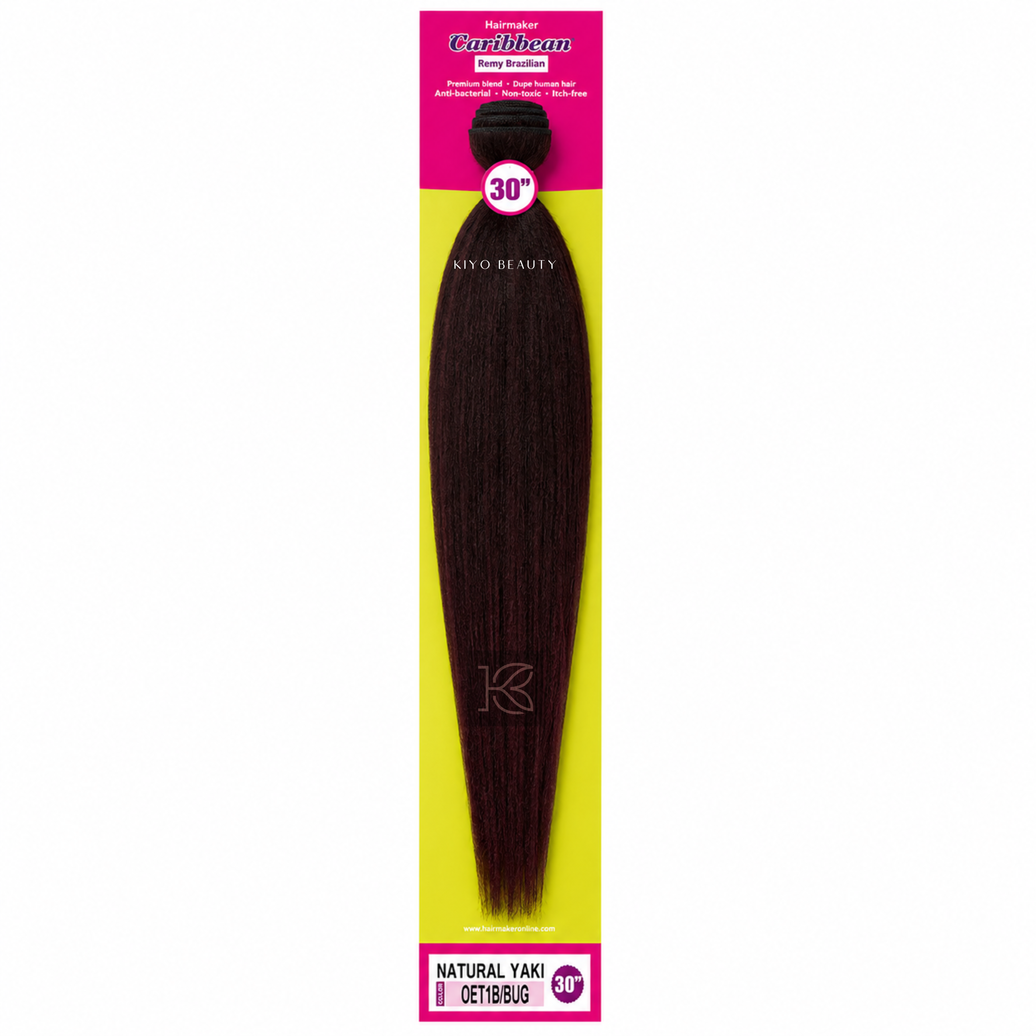 Hairmaker Remy Brazilian Natural Yaki 30"