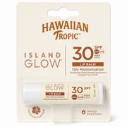 Hawaiian Tropic Island Glow Hydrating Protection Lip Balm SPF30 in retail packaging