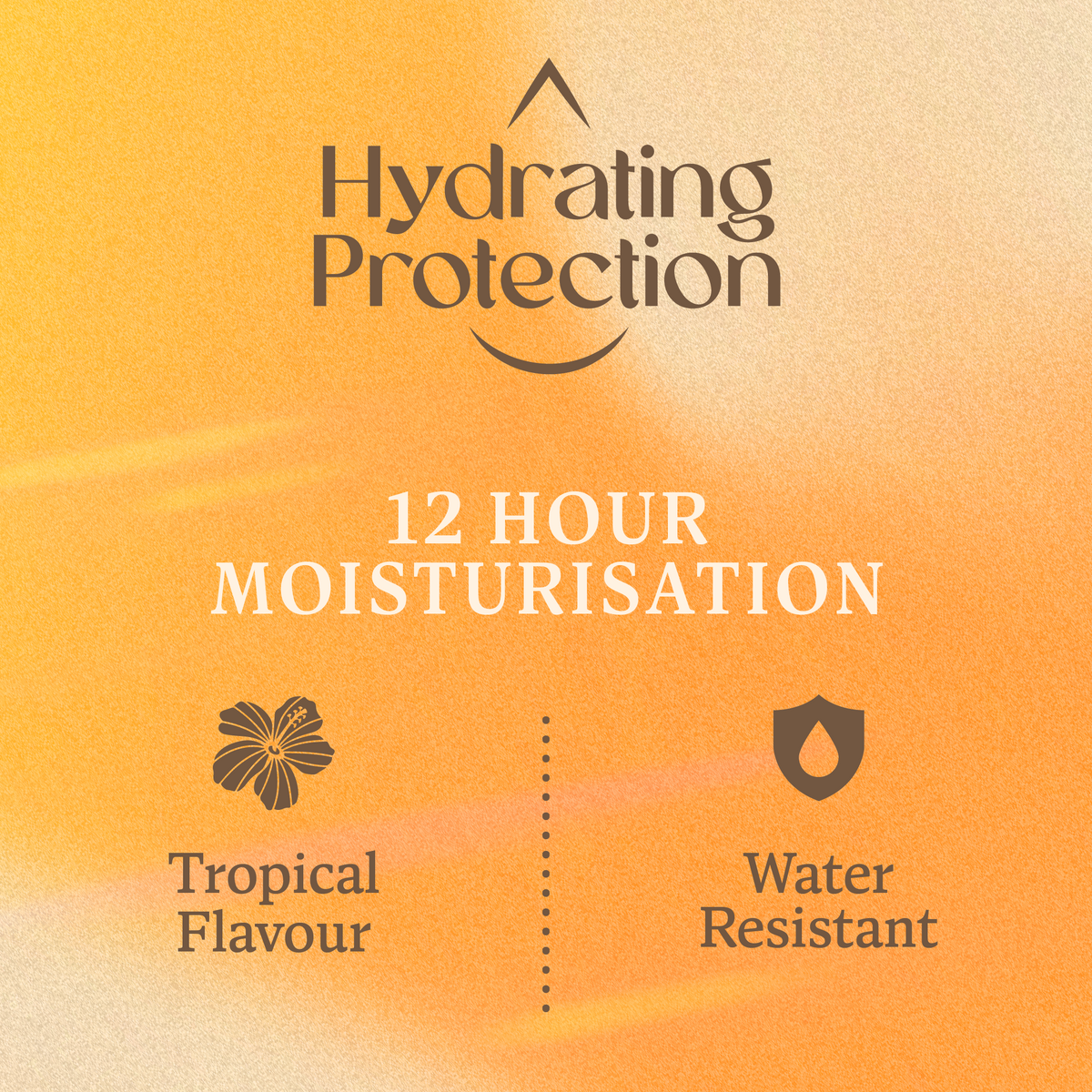 Hawaiian Tropic Island Glow lip balm benefits: 12-hour moisturisation, tropical flavour and water resistance