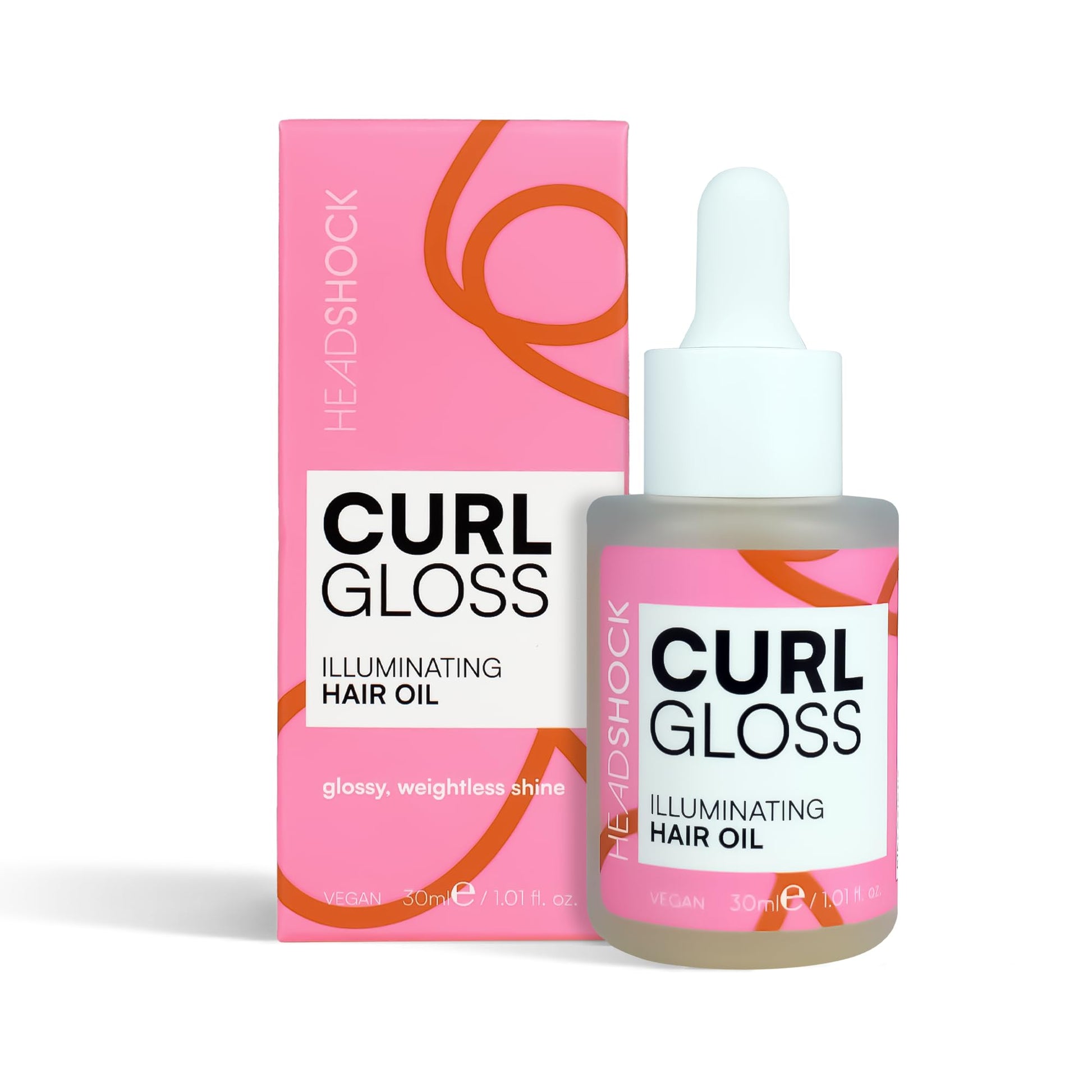 HeadShock Curl Gloss Illuminating Hair Oil 30ml