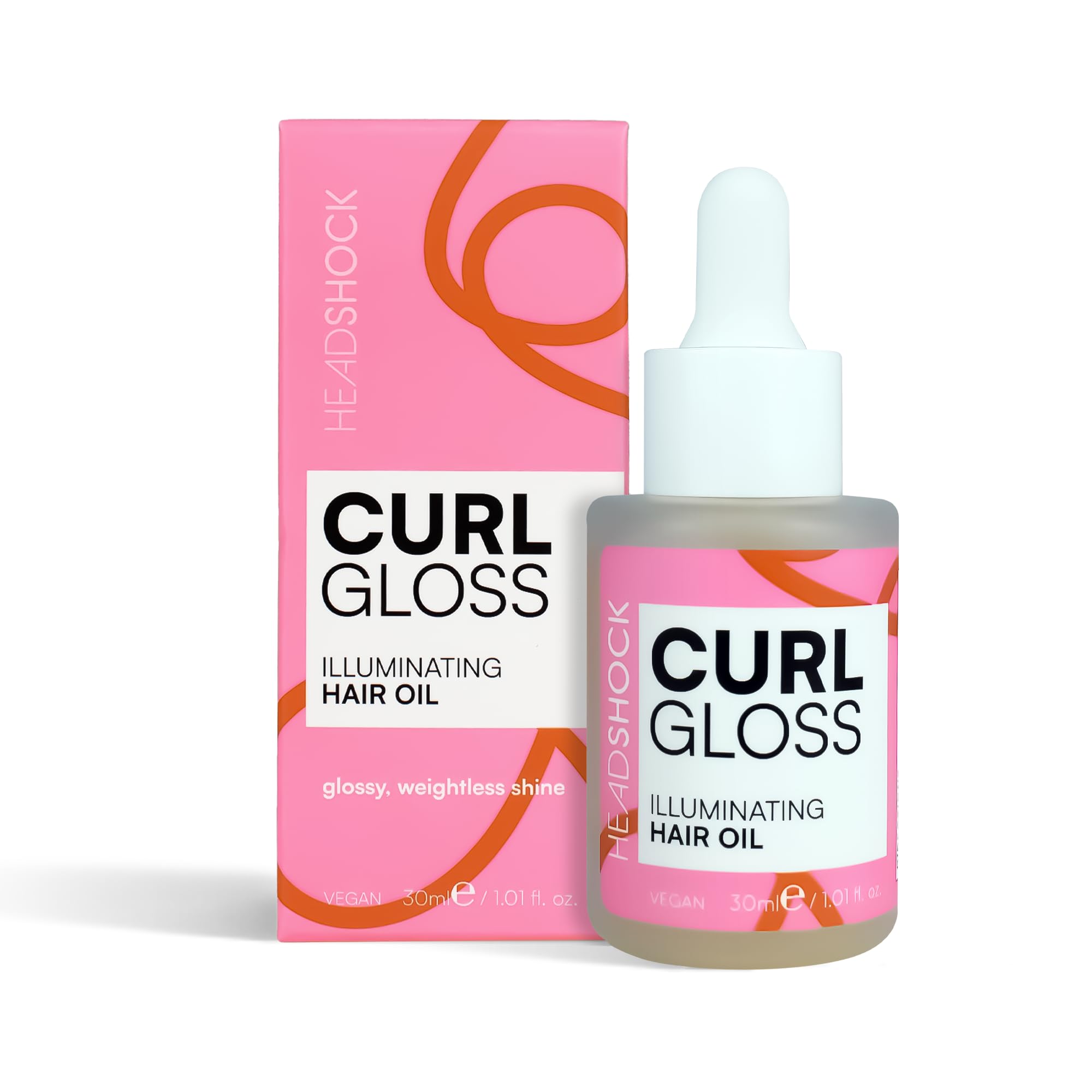 HeadShock Curl Gloss Illuminating Hair Oil 30ml