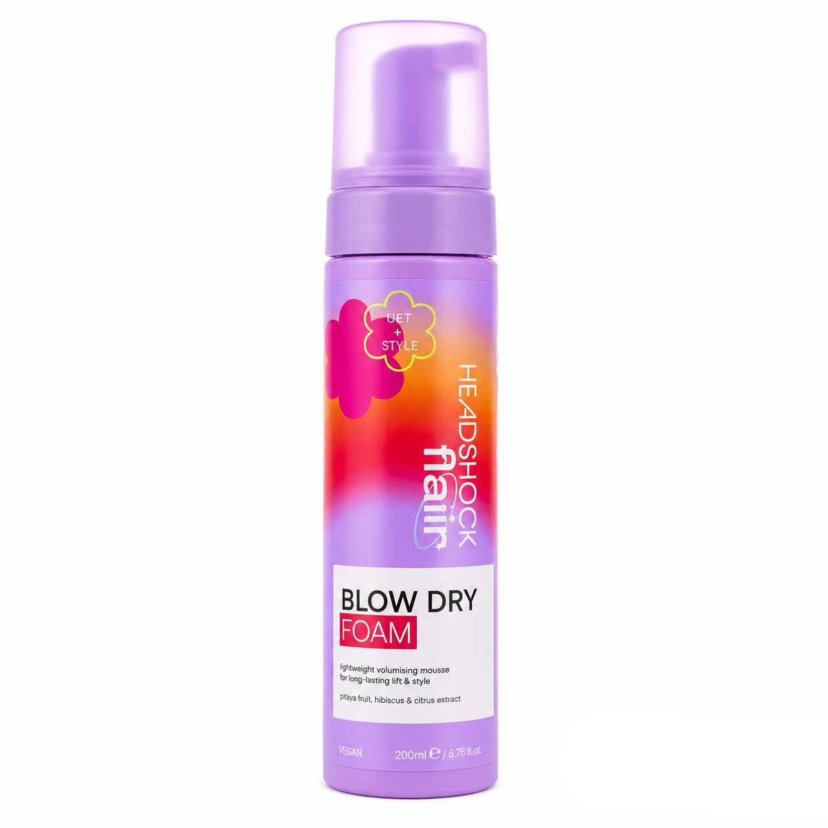 HeadShock Flair Blow Dry Foam 200ml